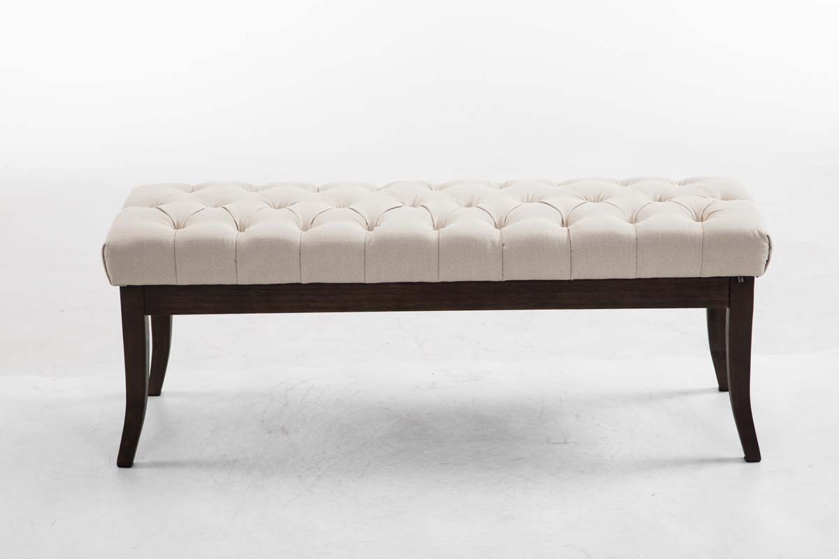 Banc Ramses tissu antique sombre