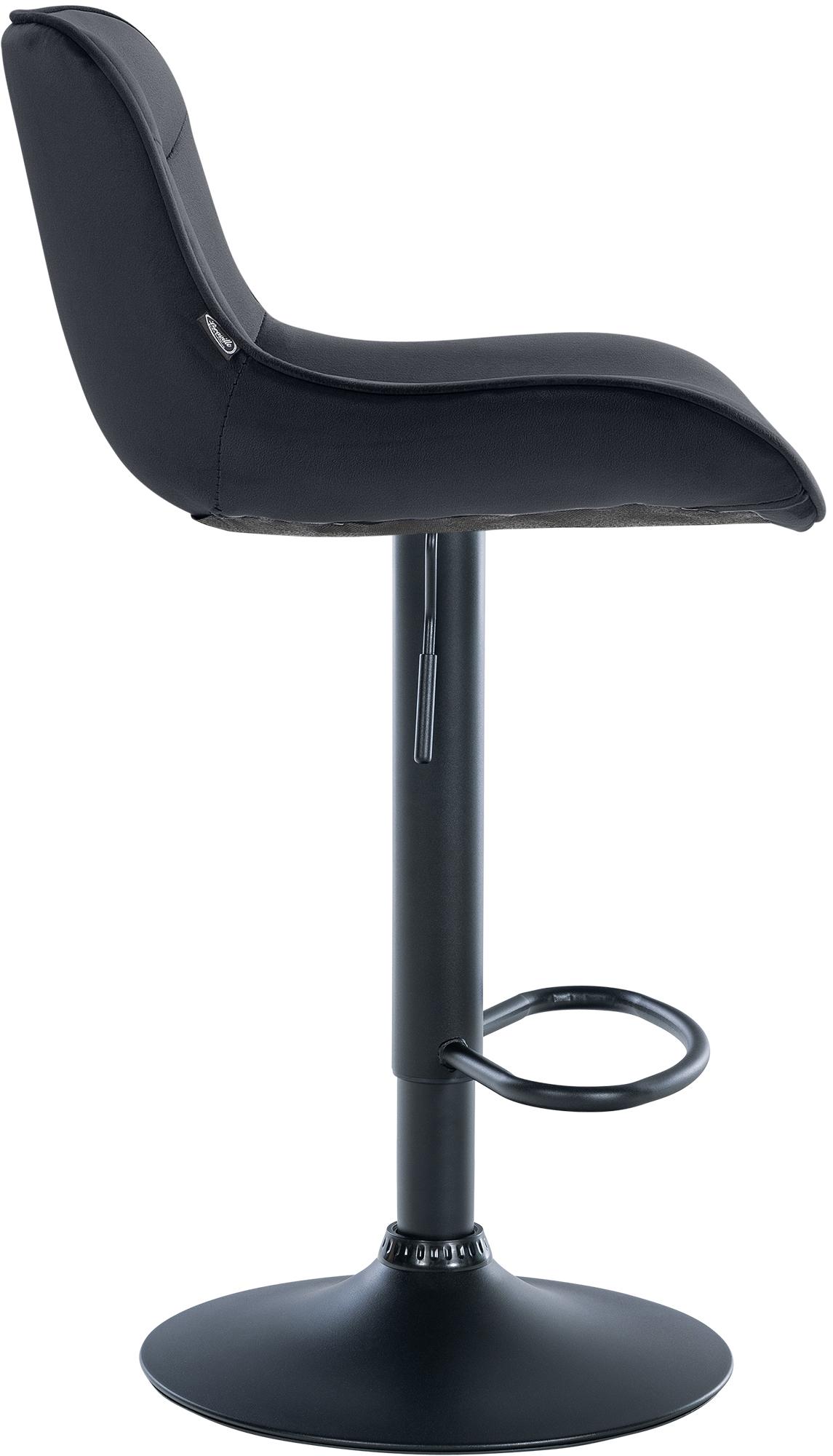 Lot de 2 tabourets de bar Vonore velours