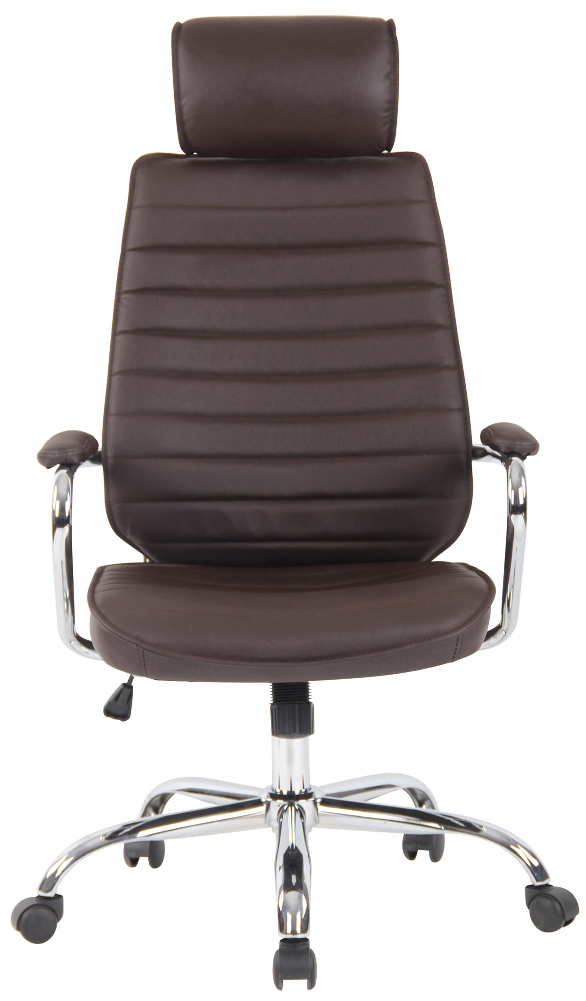 Fauteuil de bureau  Rako en véritable cuir ajustable et pivotant