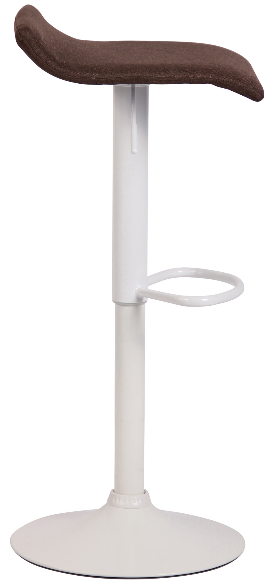 Tabouret de bar Dyn V2 tissu avec pied en métal