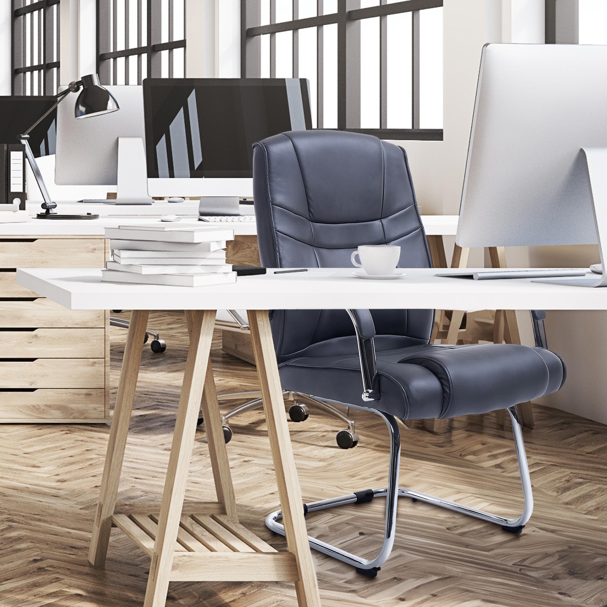 Chaise visiteur Attila similicuir