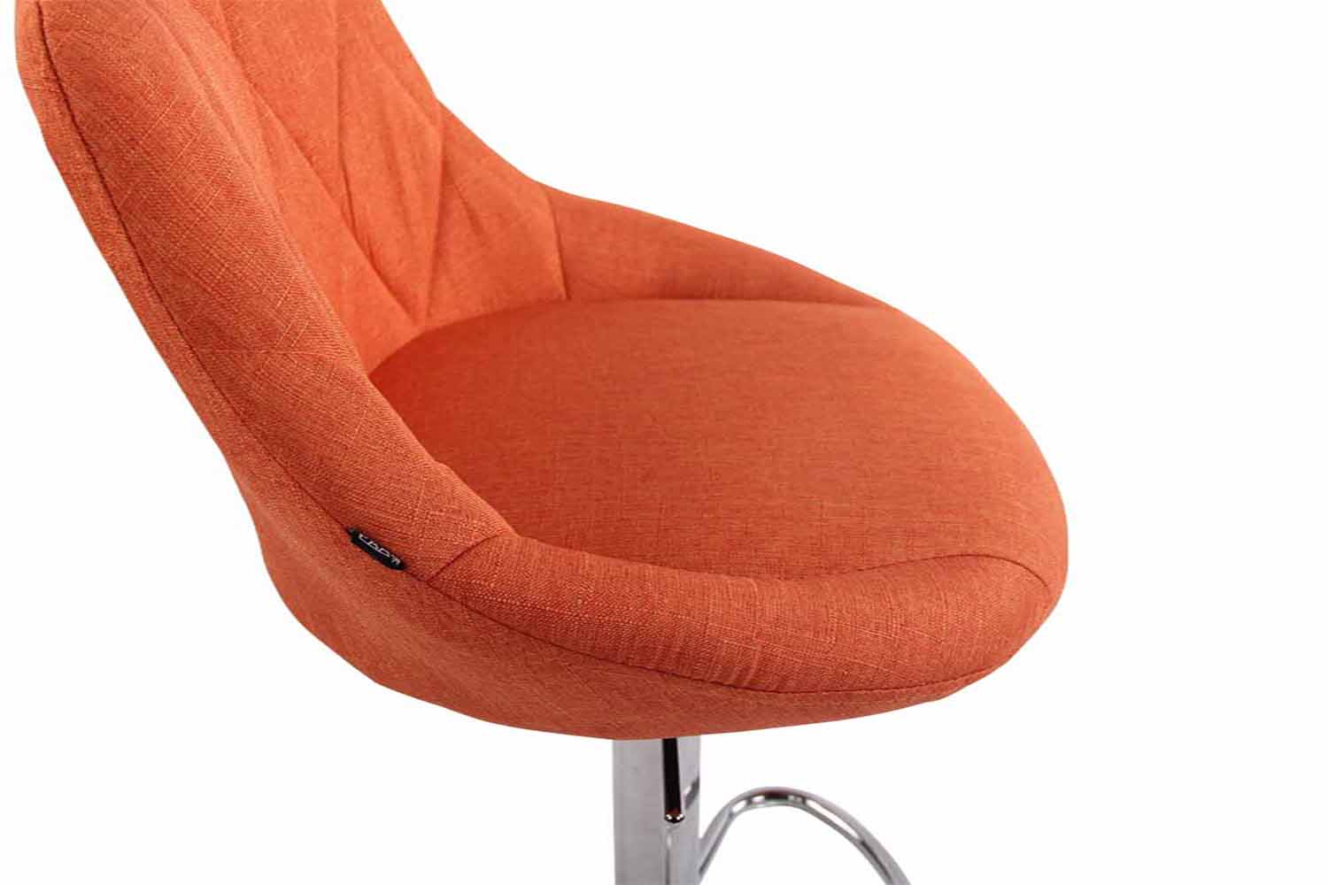 Lot de 2 tabourets de bar Lazio tissu