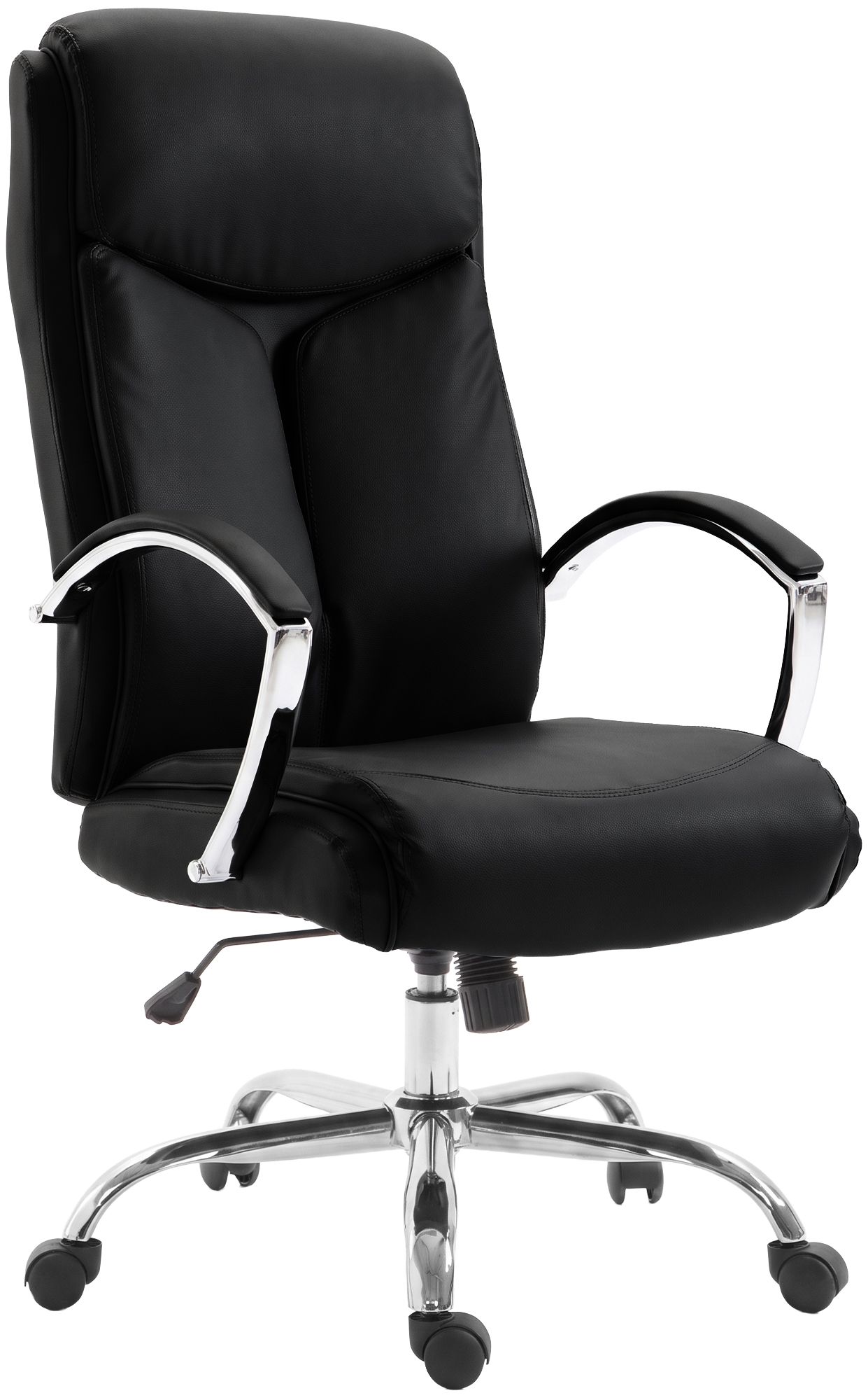 Chaise de bureau Arlen aspect cuir