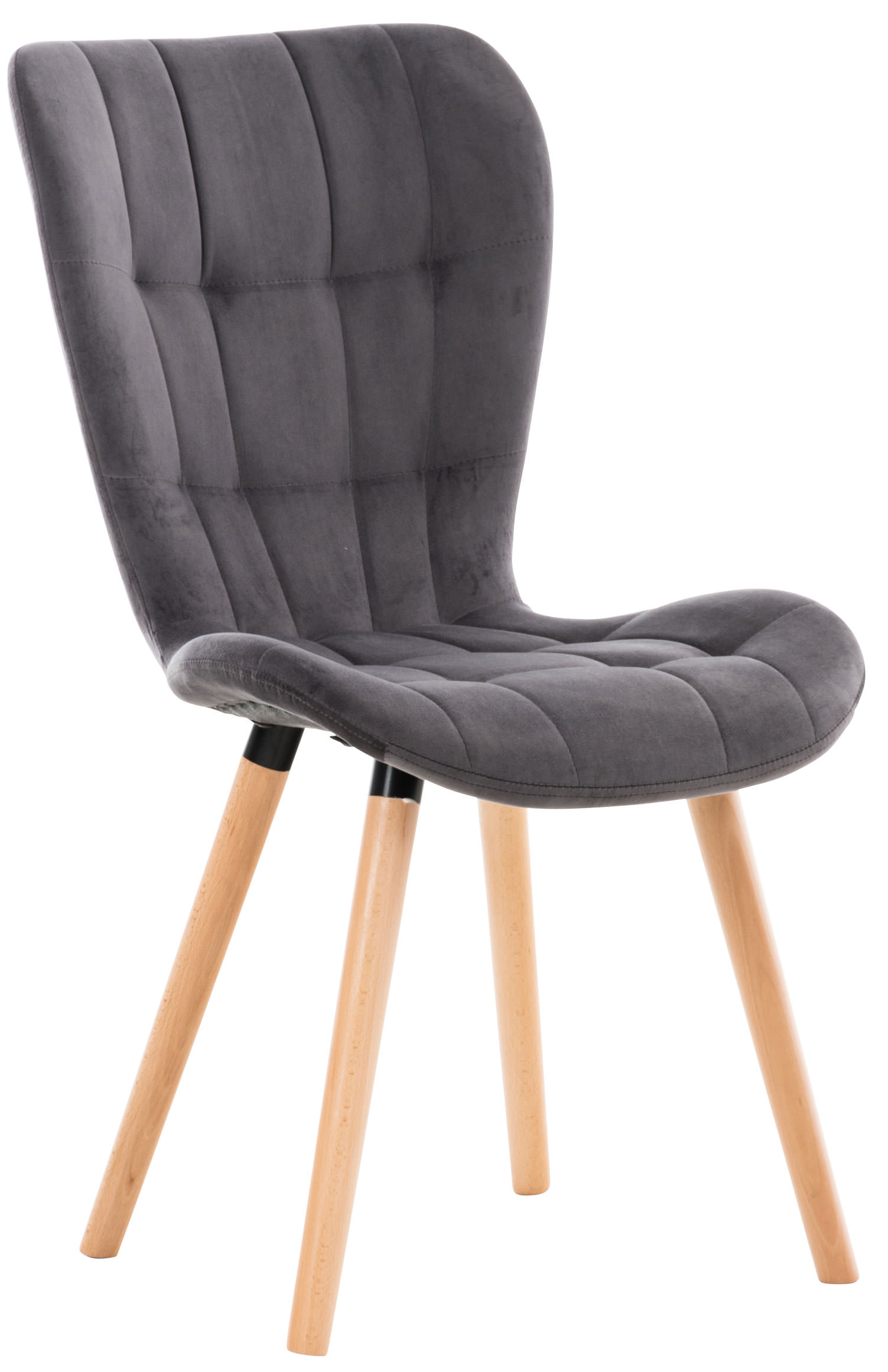 Chaise de table à manger Elda Velours