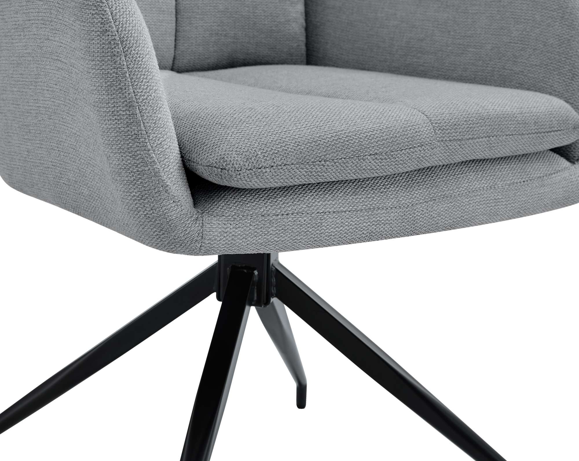 Lot de 2 chaises de salle à manger Somers tissu