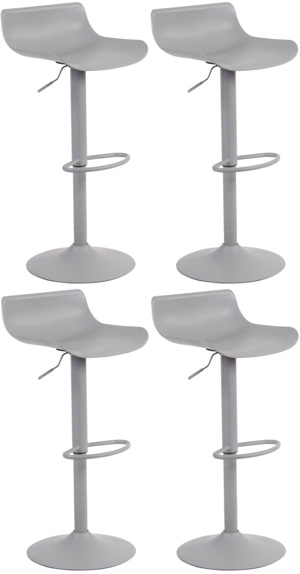 Lot de 4 tabourets de bar Aveiro
