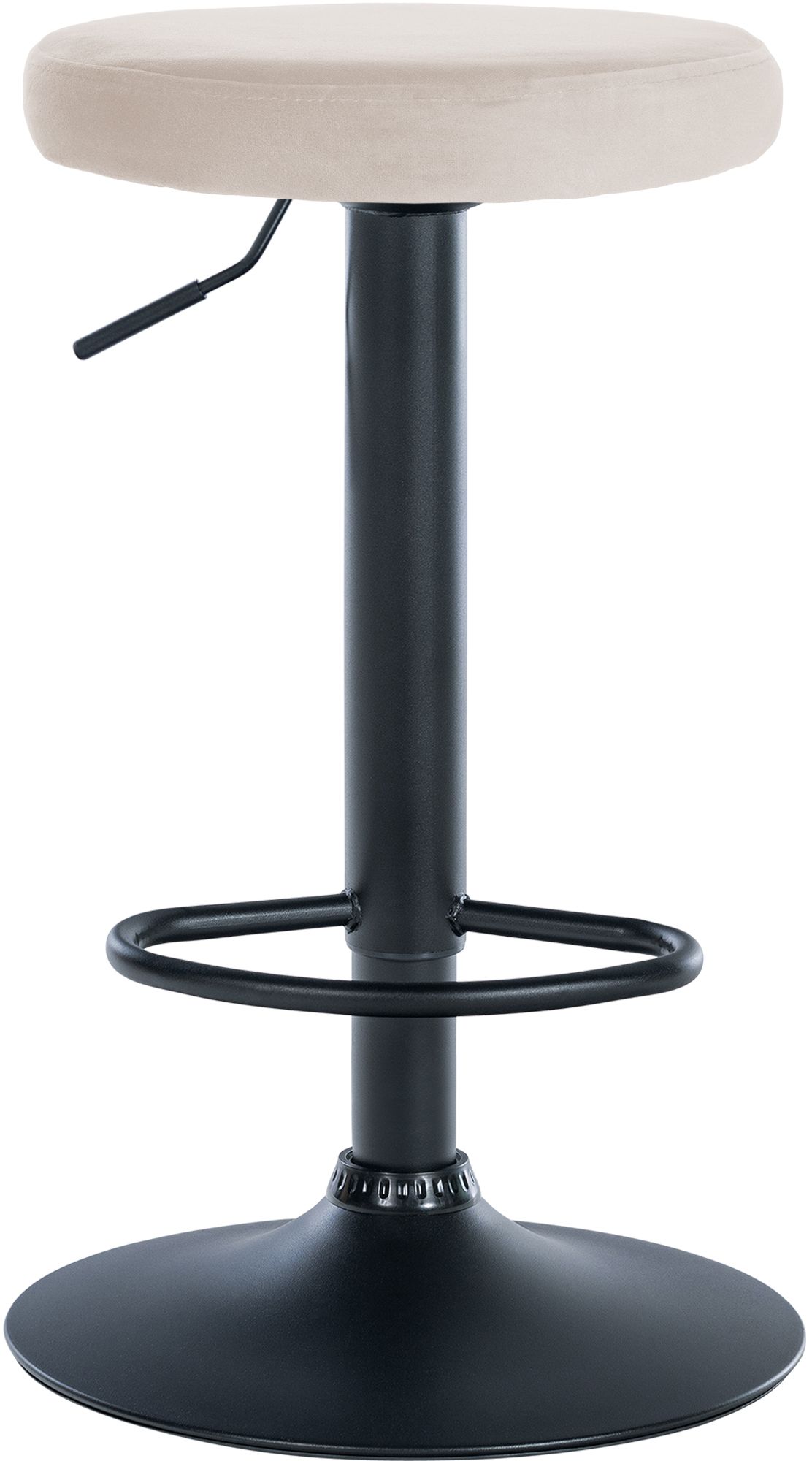 Tabouret de bar Ponte revêtement velours