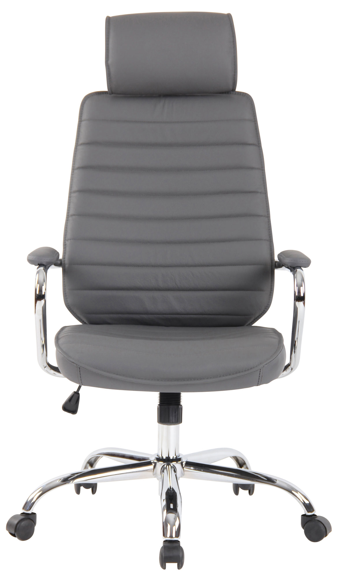 Fauteuil de bureau  Rako en véritable cuir ajustable et pivotant