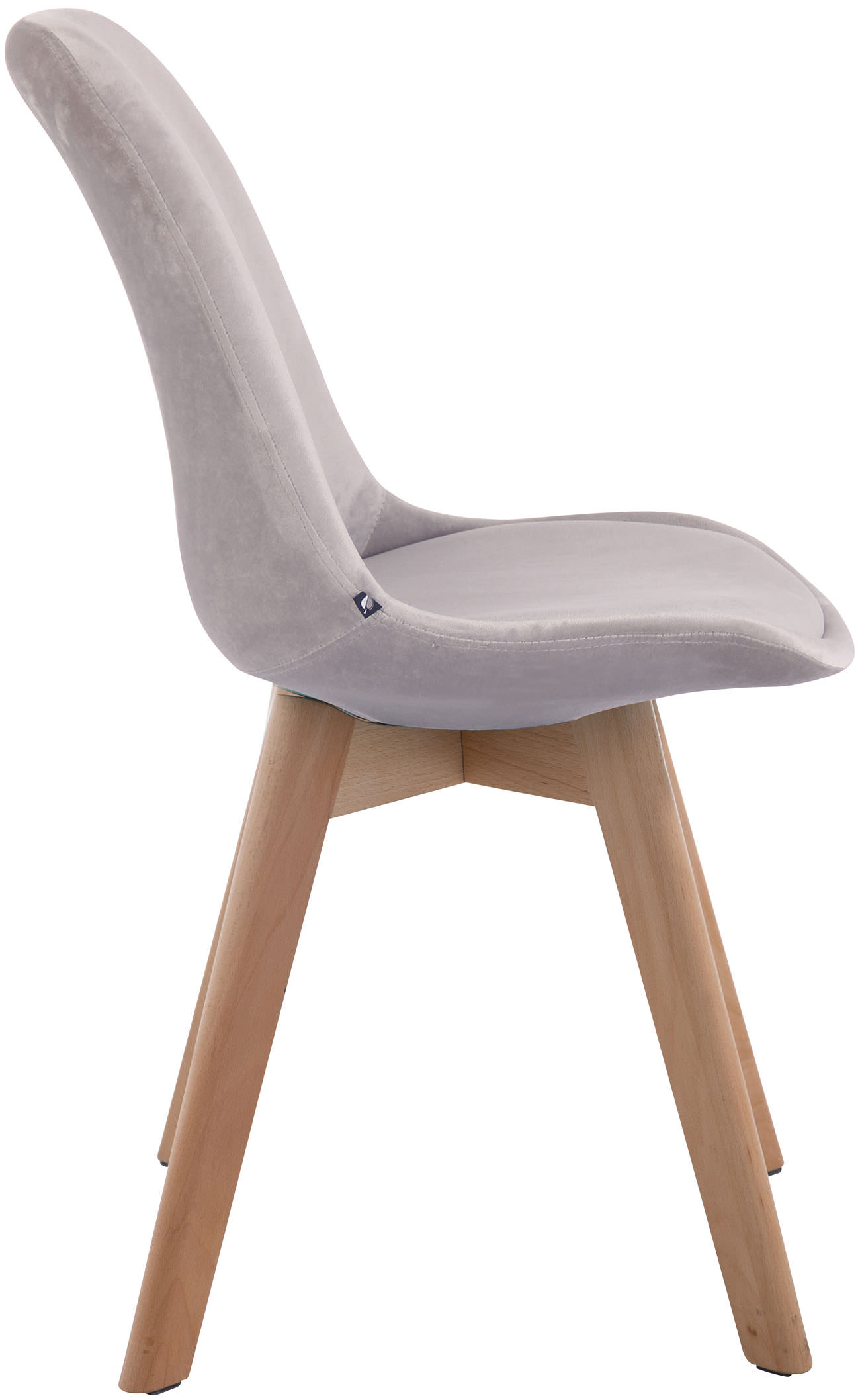 Chaise de salle à manger Borneo V2 en velours