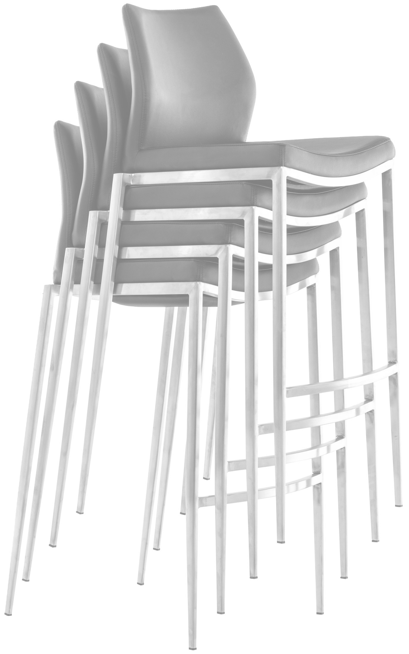 Tabouret de bar Matola en similicuir