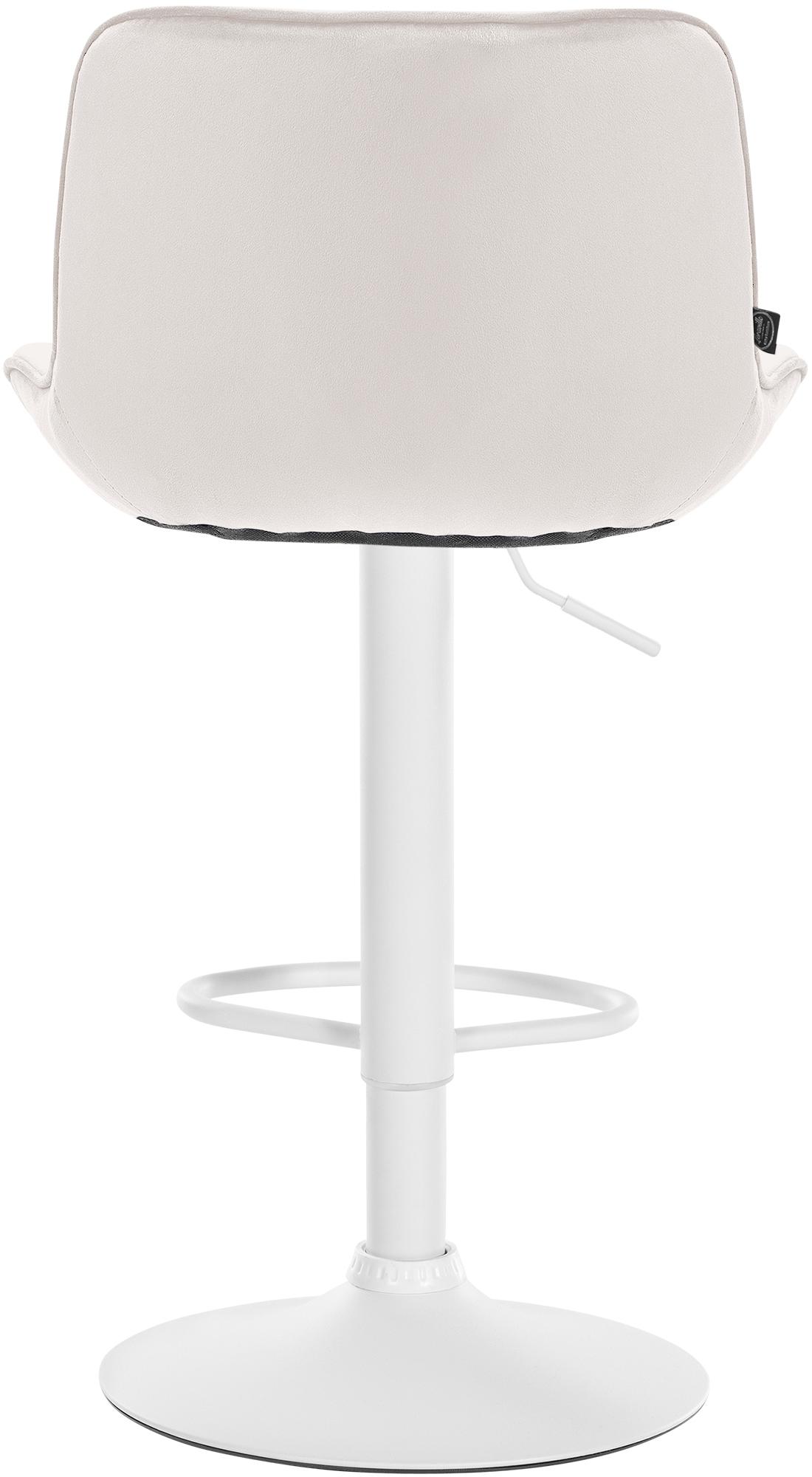 Tabouret de bar Vonore velours