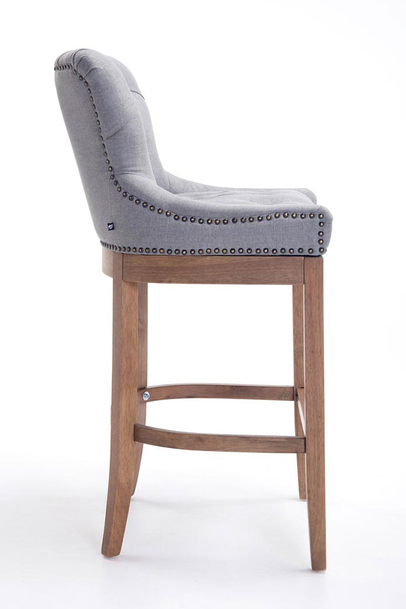 Lot de 2 Tabourets de Bar Lakewood en Tissu