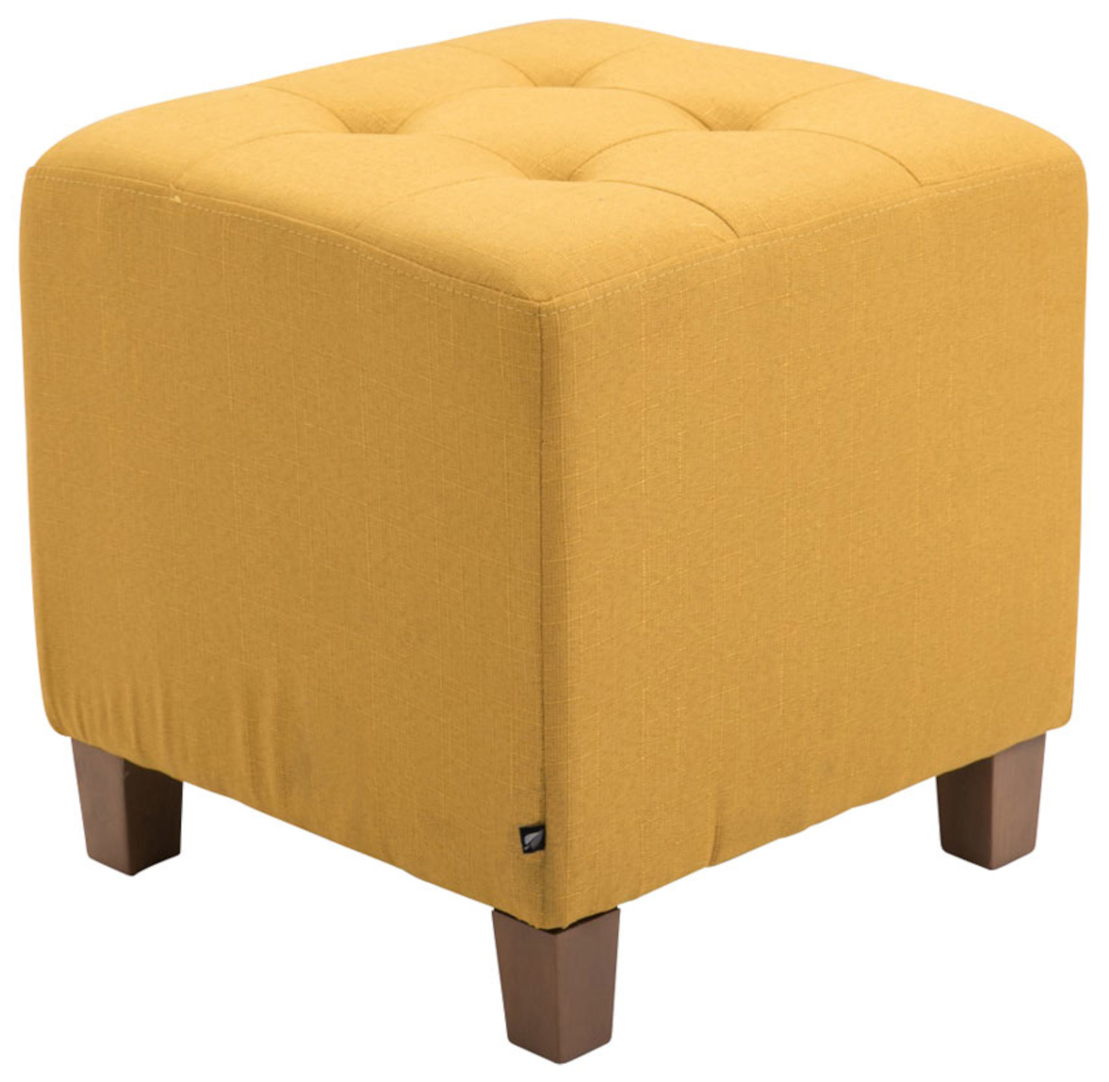 Lot de 2 tabourets bas Pharao en tissu