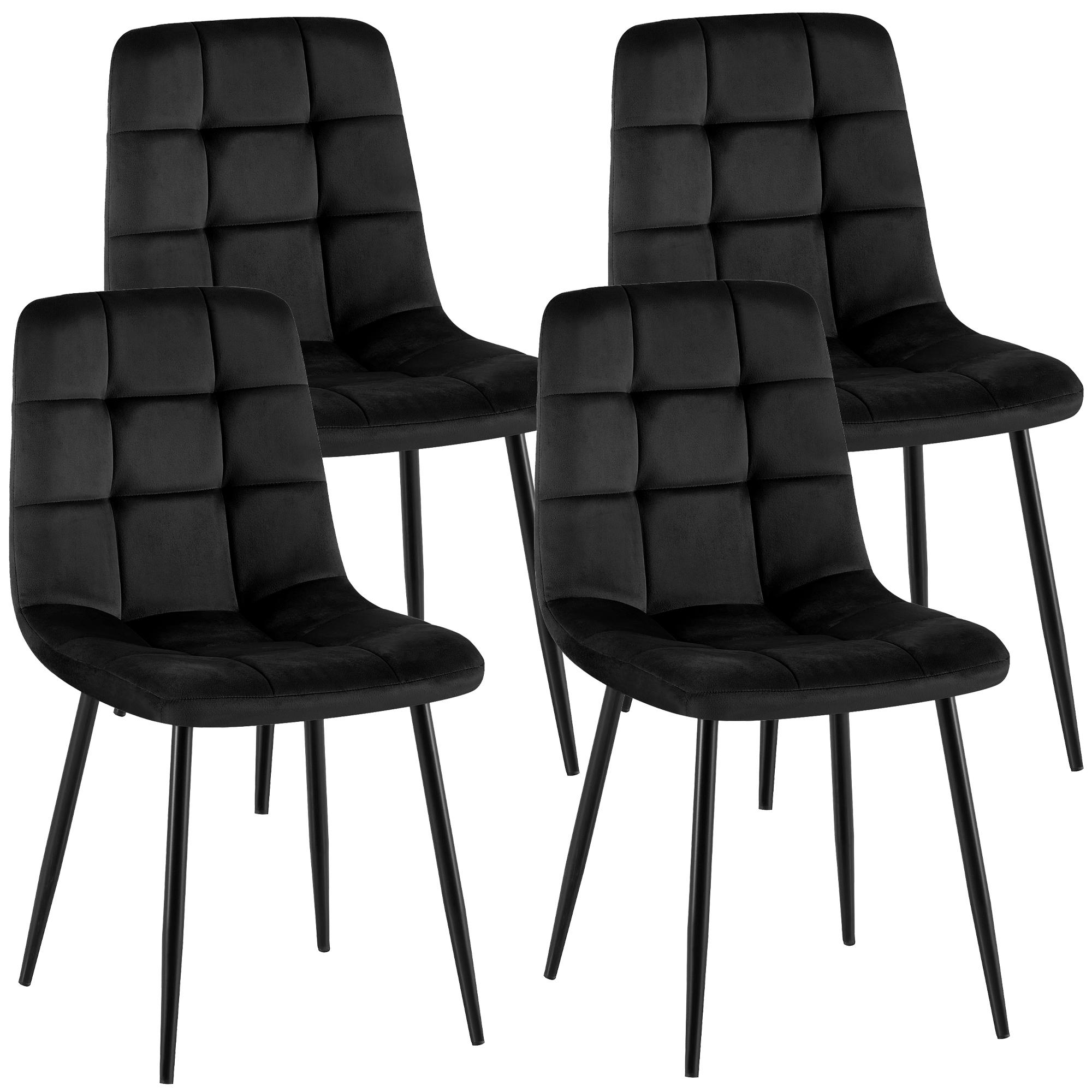 Lot de 4 chaises de salle a manger Antibes