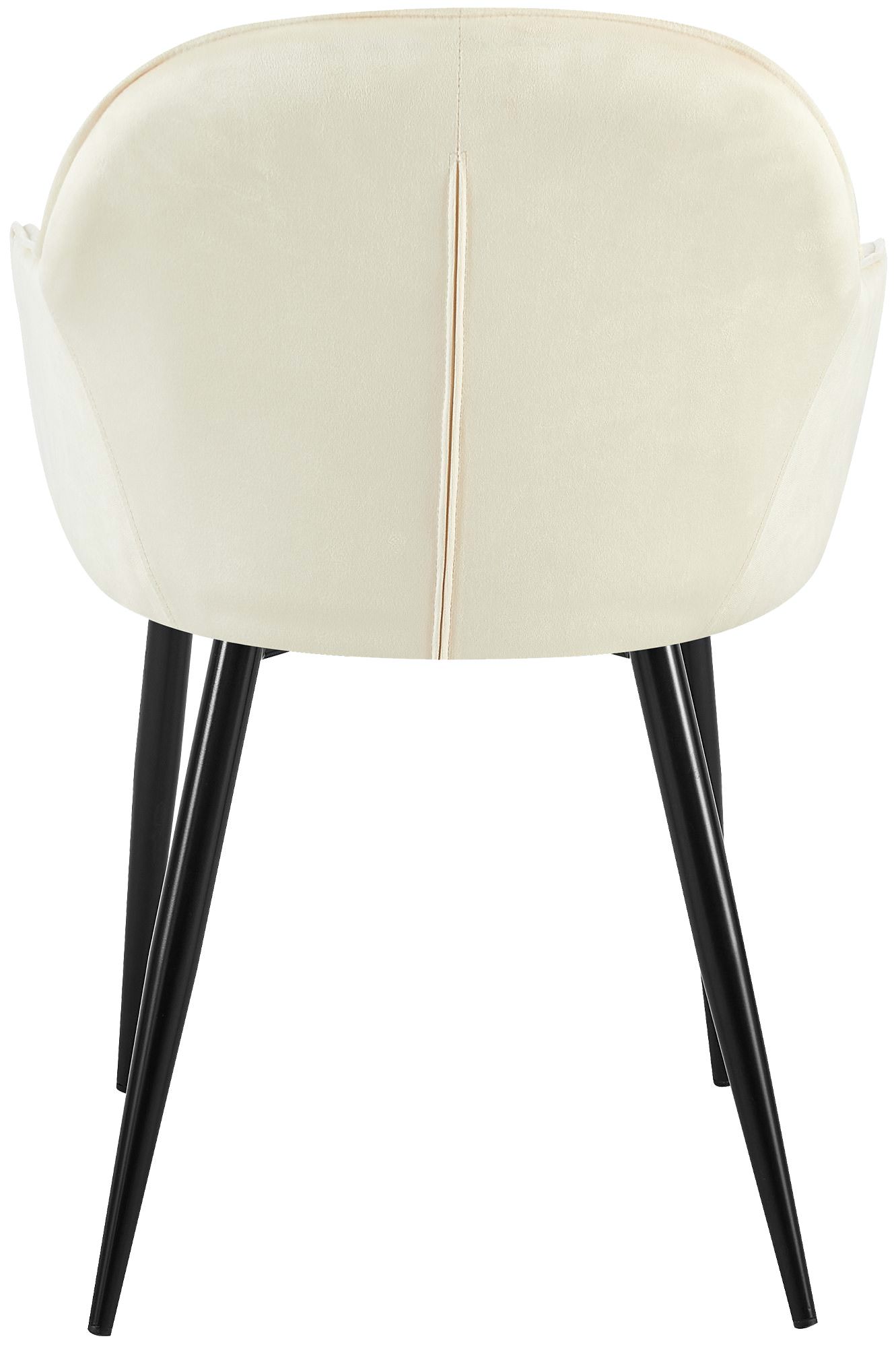Lot de 2 chaises de salle à manger Boise velours