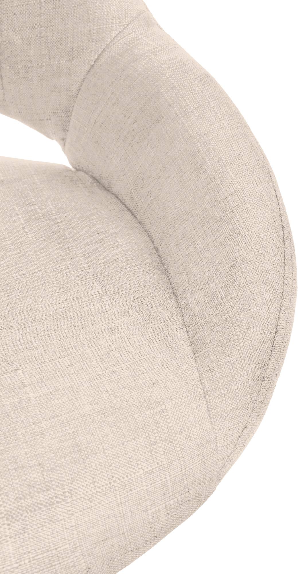 Lot de 2 tabourets de bar Milet en tissu