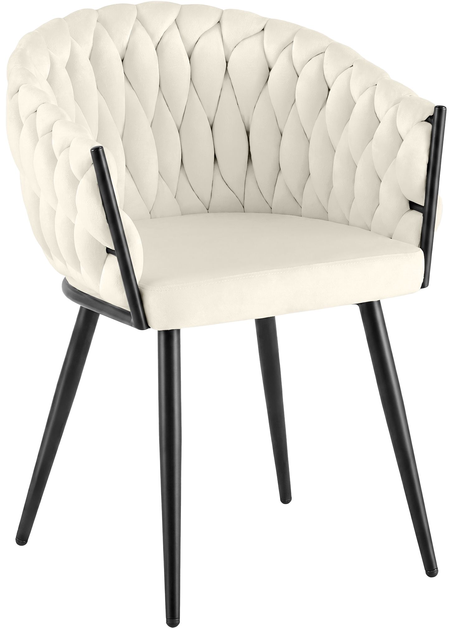 Chaise de salle a manger Molise velours