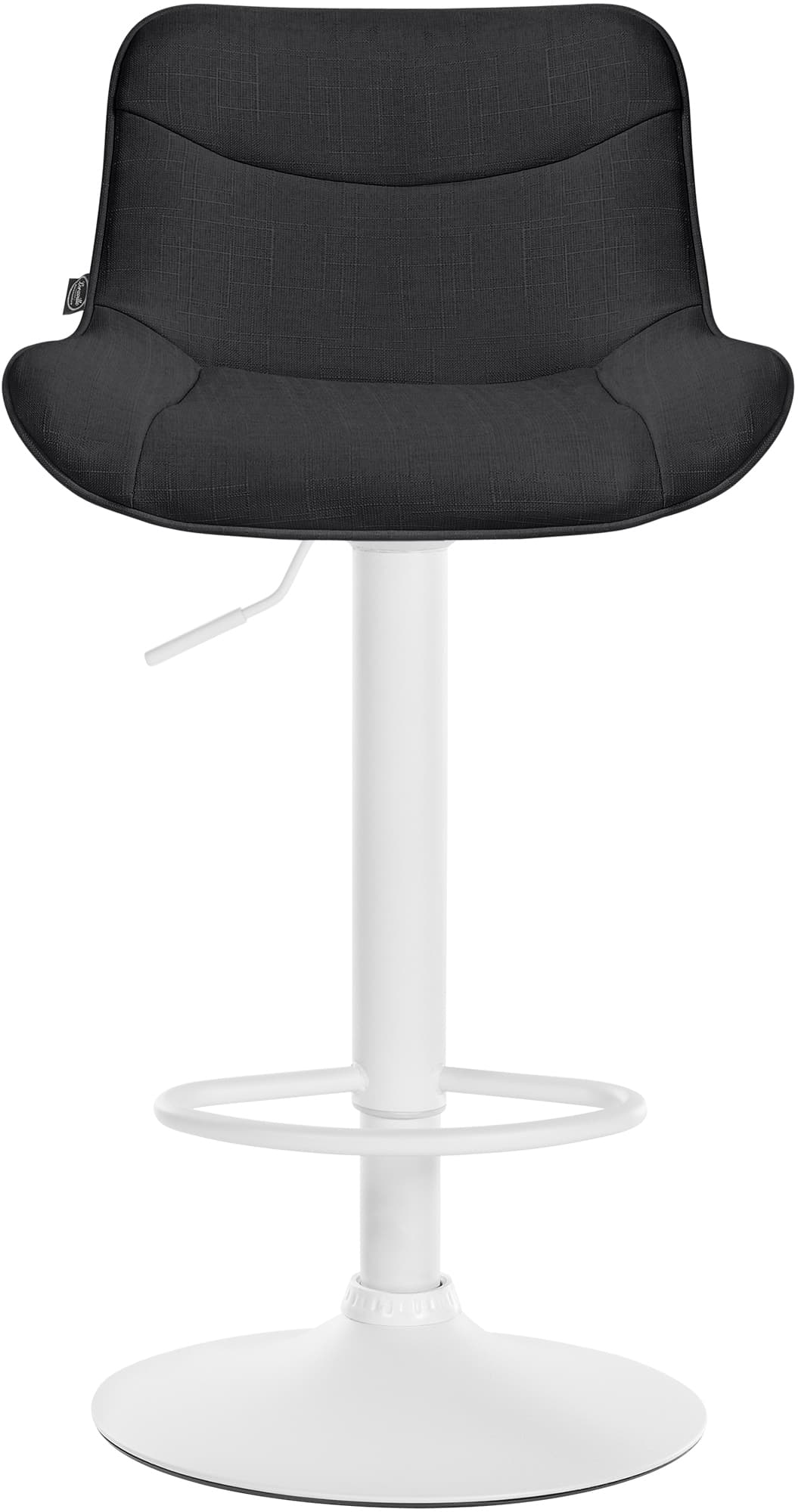 Lot de 2 tabourets de bar Vonore tissu
