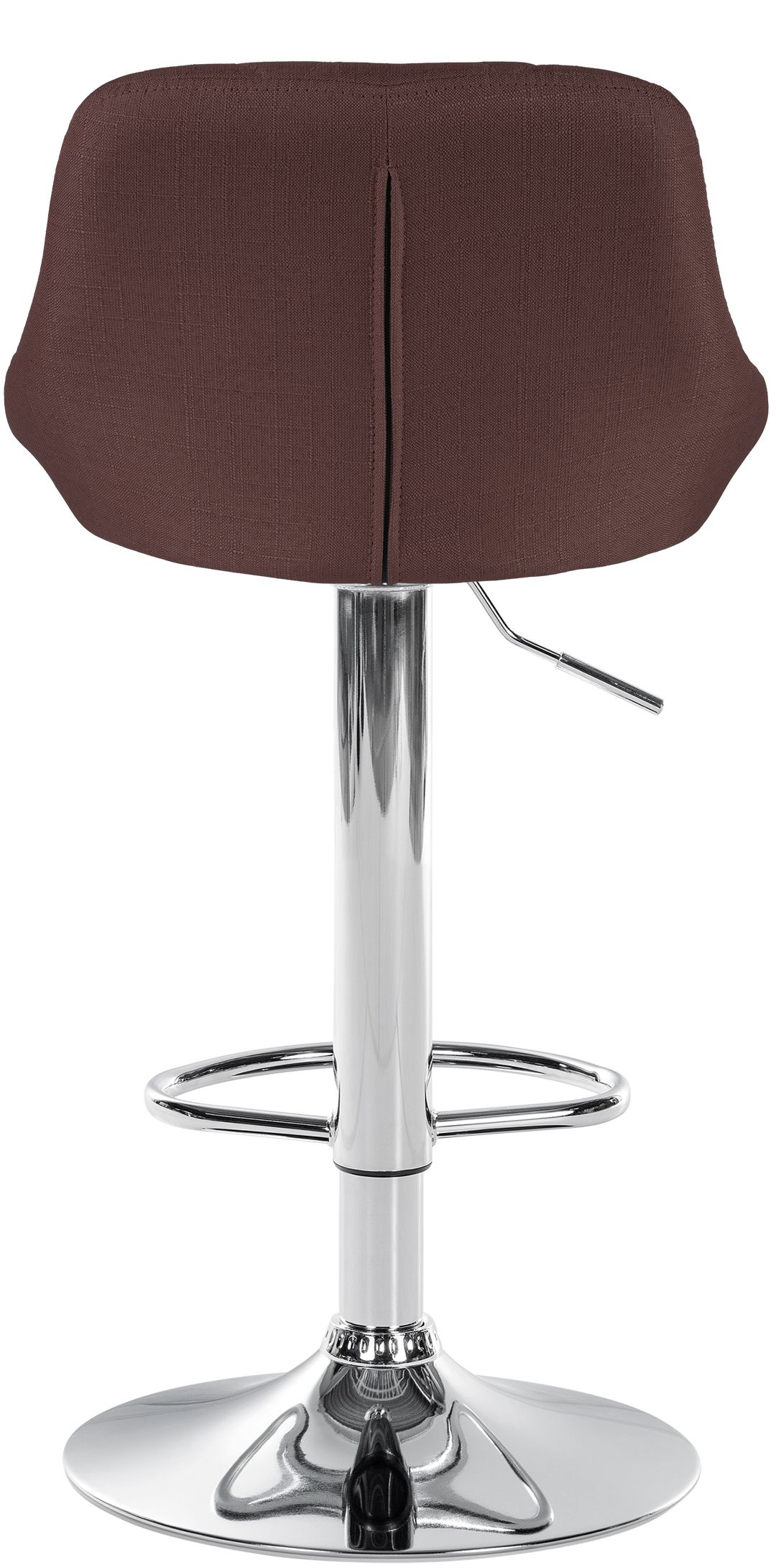 Tabouret de bar Lazio en Tissu Hauteur réglable siège pivotant