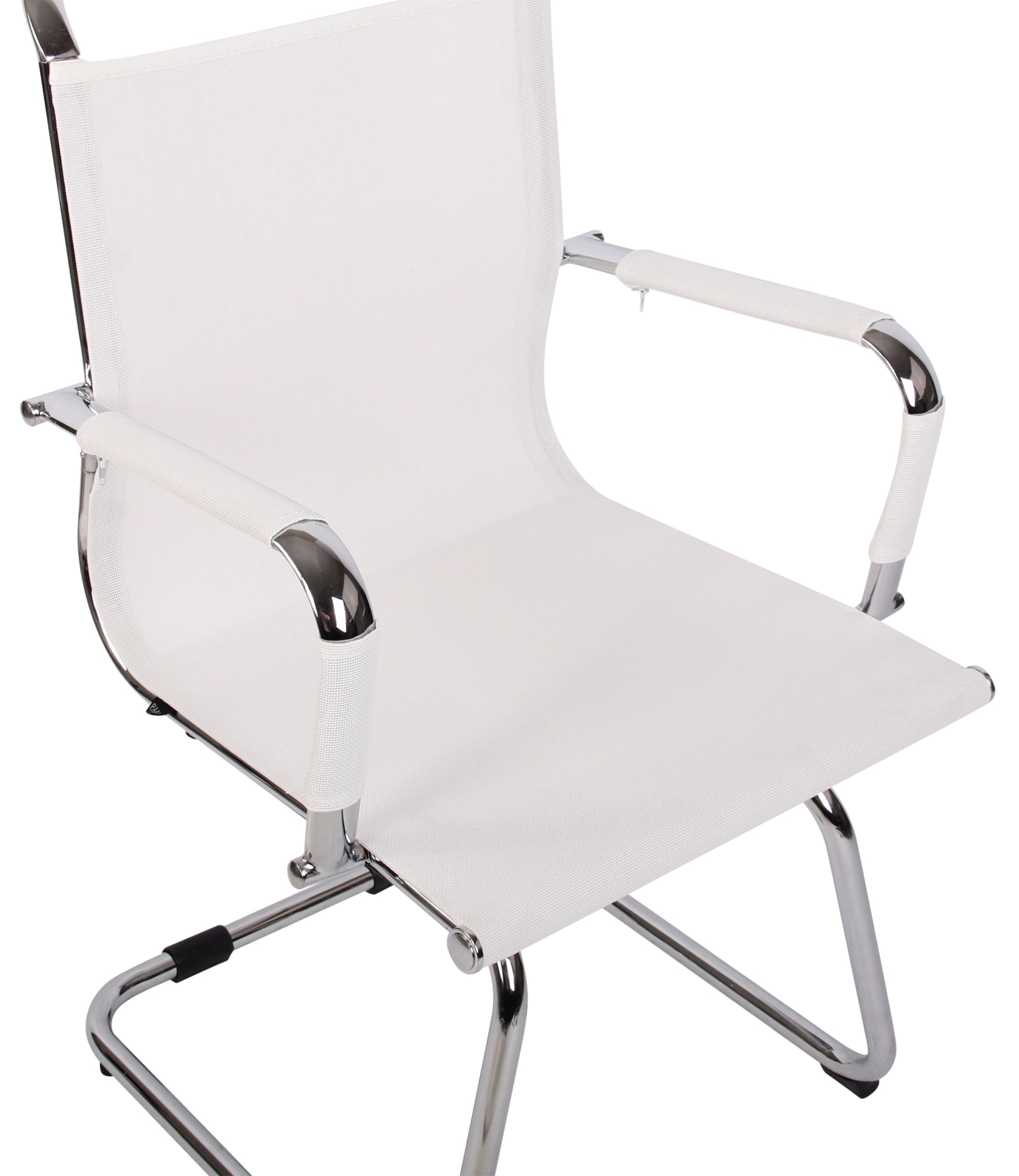 Chaise Cantilever Barnet en tissu de mèche
