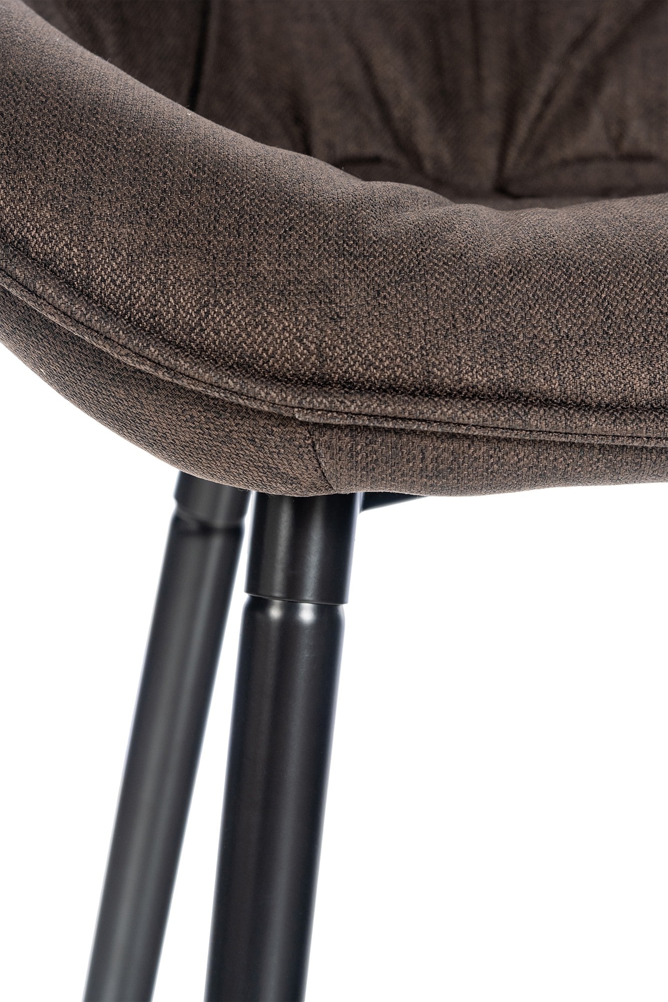 Lot de 2 Tabourets de bar Gibson avec Pieds en Métal