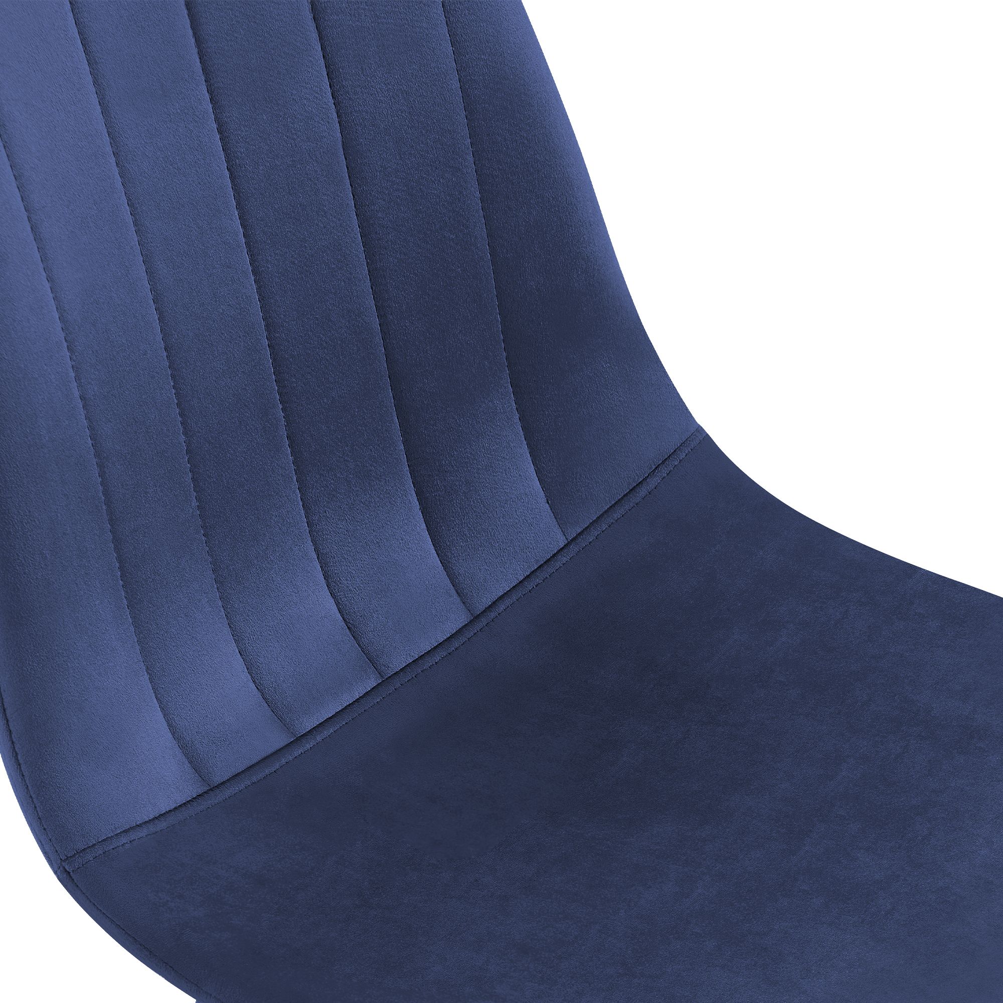 Lot de 4 chaises de salle a manger Baxter en velours