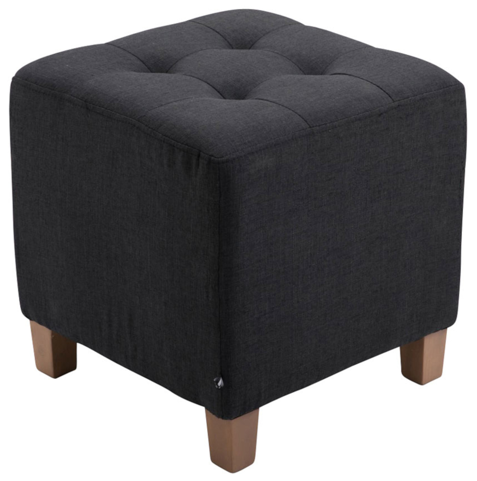 Lot de 2 tabourets bas Pharao en tissu