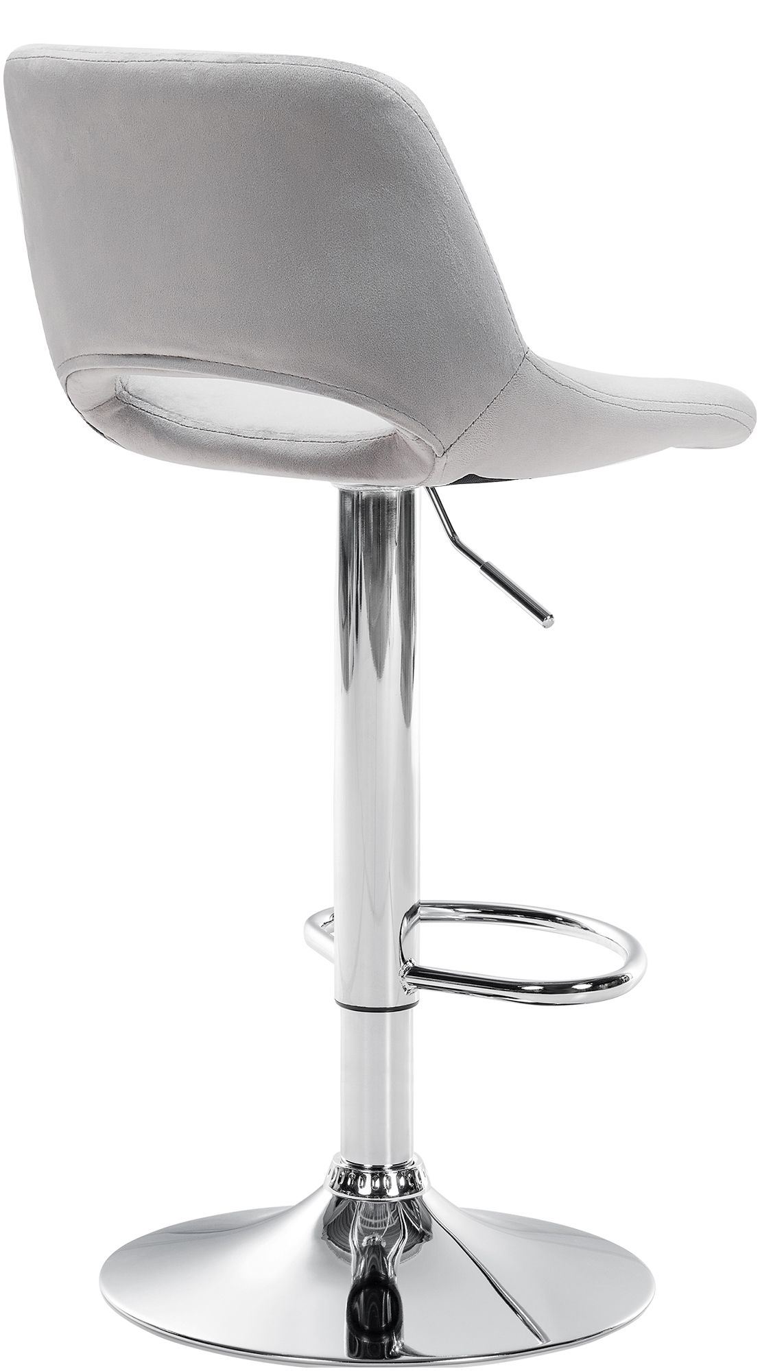 Lot de 2 tabourets de bar Camden velours