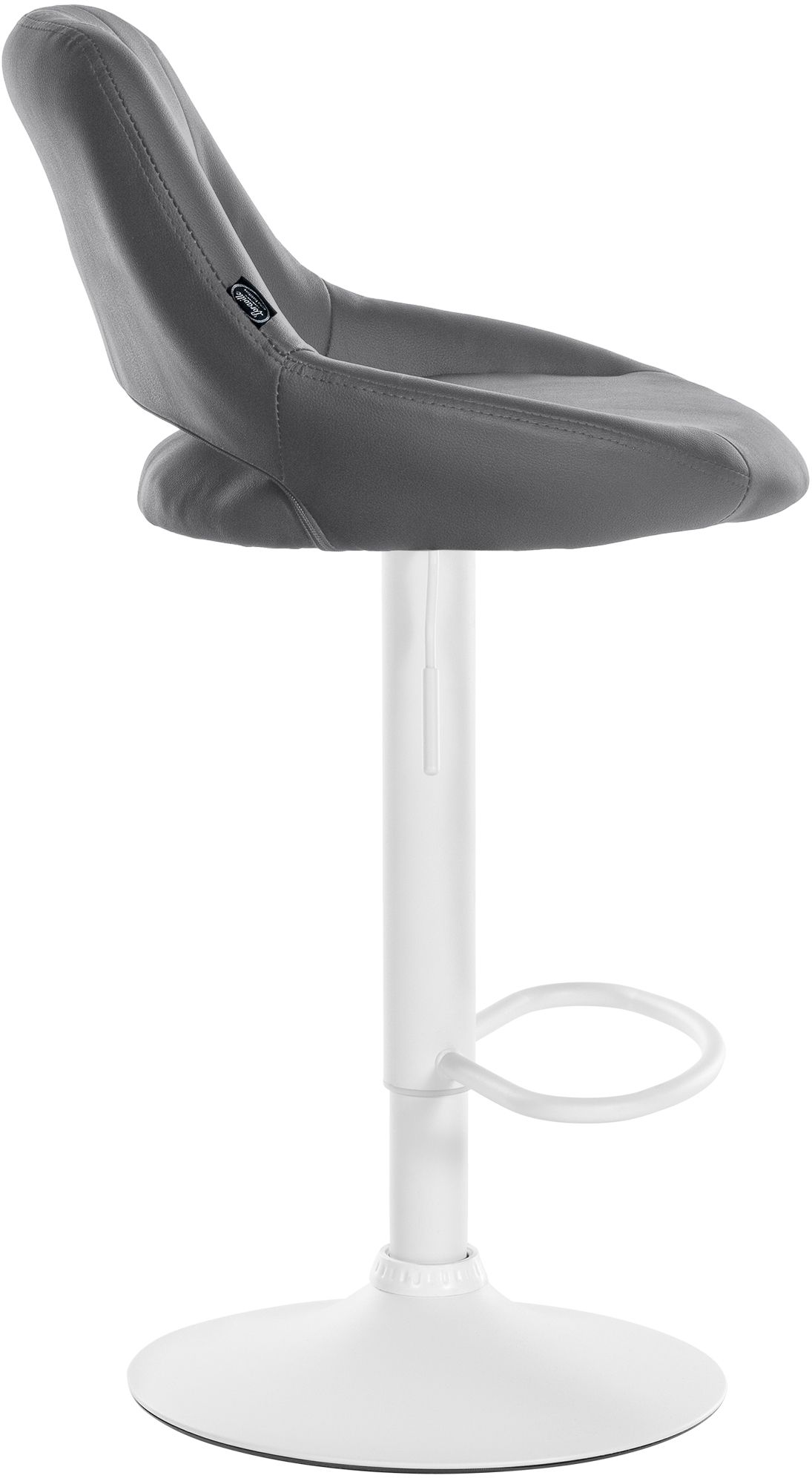 Lot de 2 tabourets de bar Milet en similicuir