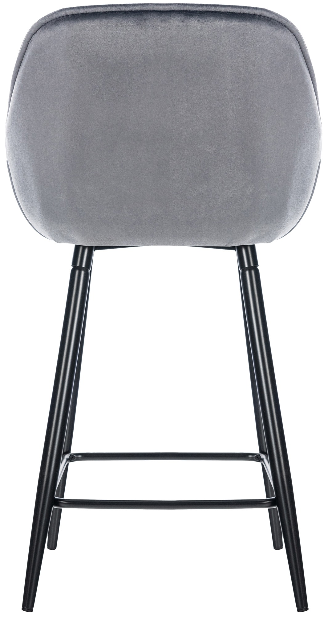 Tabouret de bar Gibson velours hauteur d'assise 76 cm