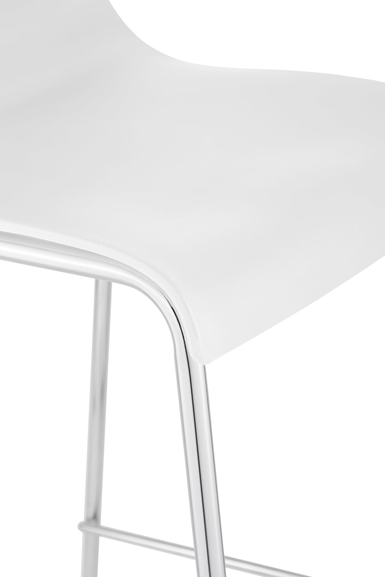 Lot de 2 tabourets de bar Hover en plastique