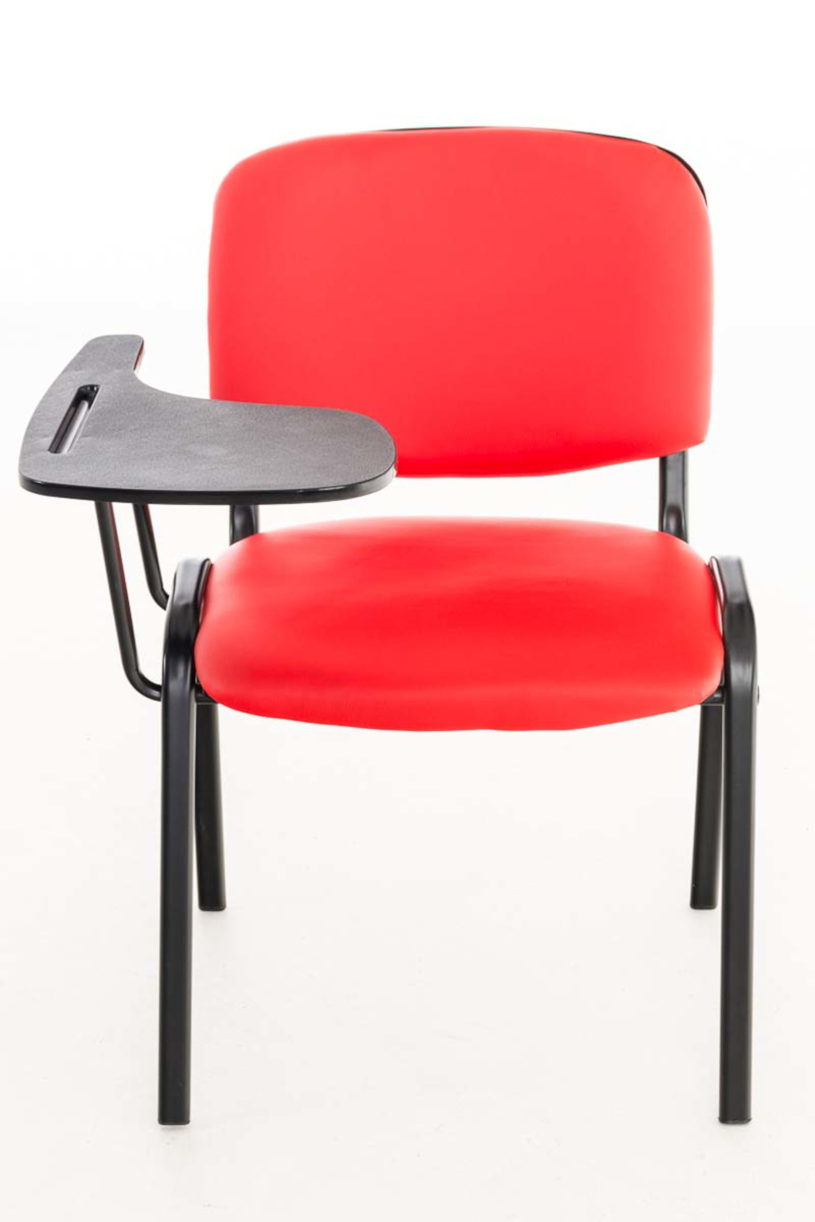 Lot de 4 Chaises Ken en similicuir avec tablette rabattable