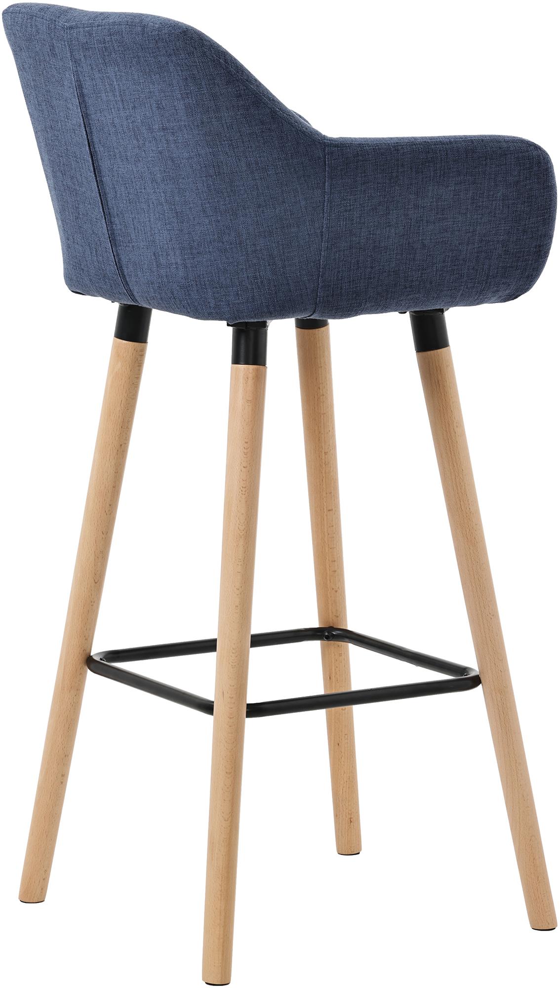 Lot de 2 tabourets de bar Grant en tissu
