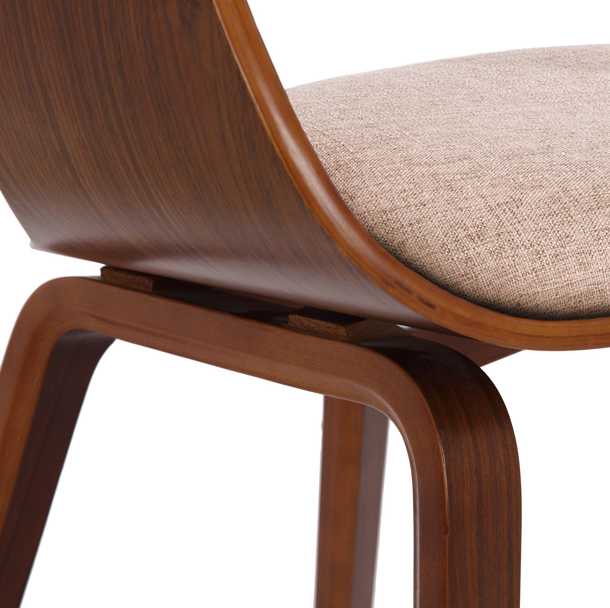 Lot de 2 chaises de salle à manger Kingston en Tissu