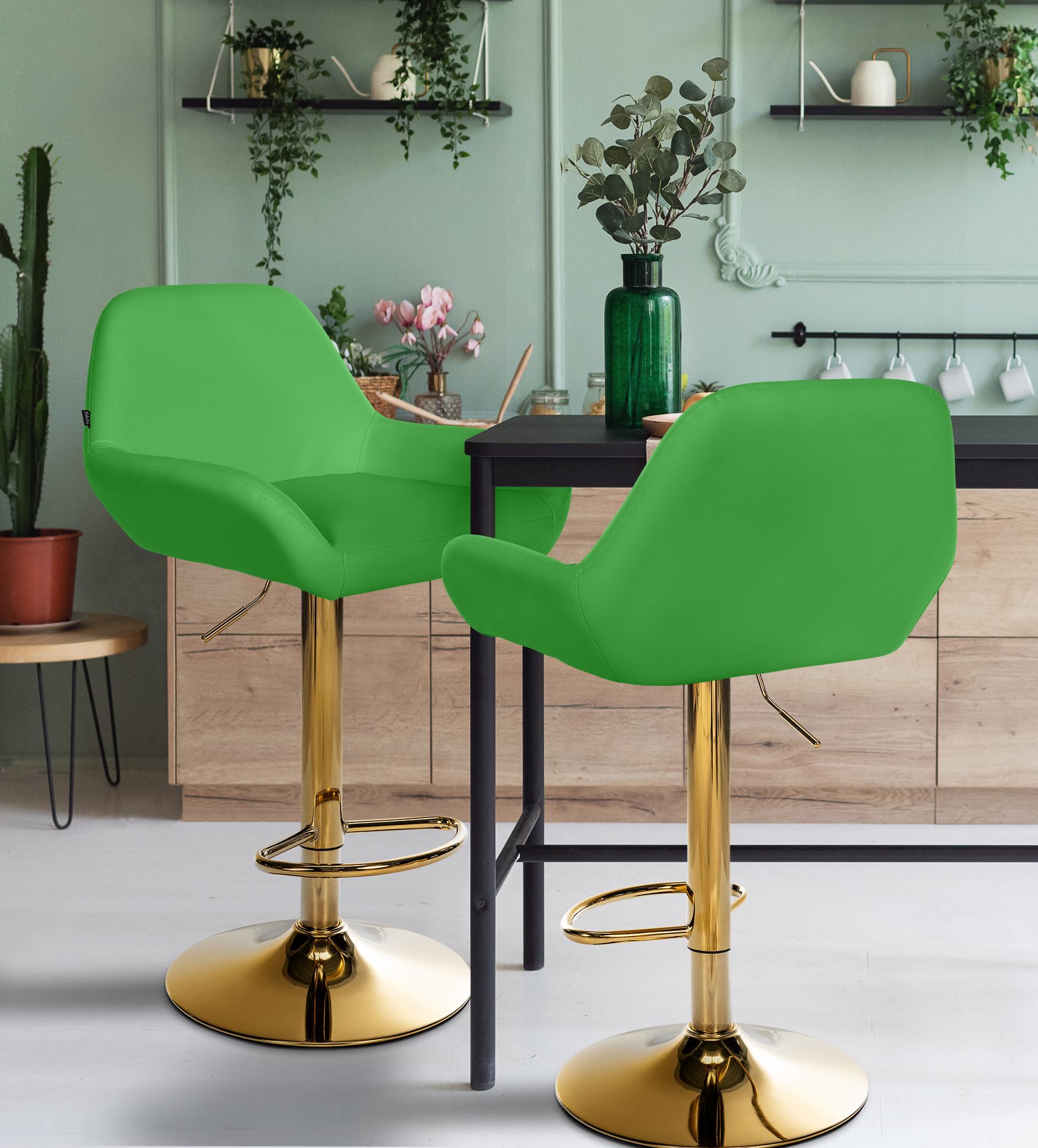 Tabouret de bar Braga Gold similicuir
