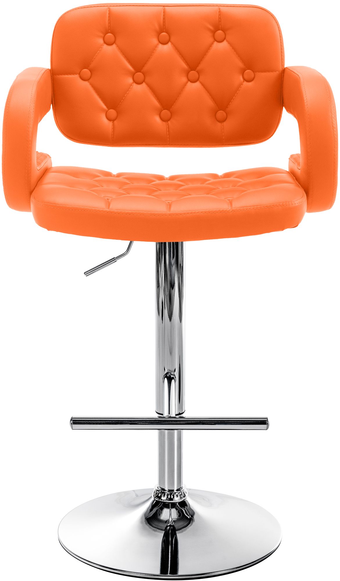 Tabouret de bar Dublin similicuir avec pied en métal