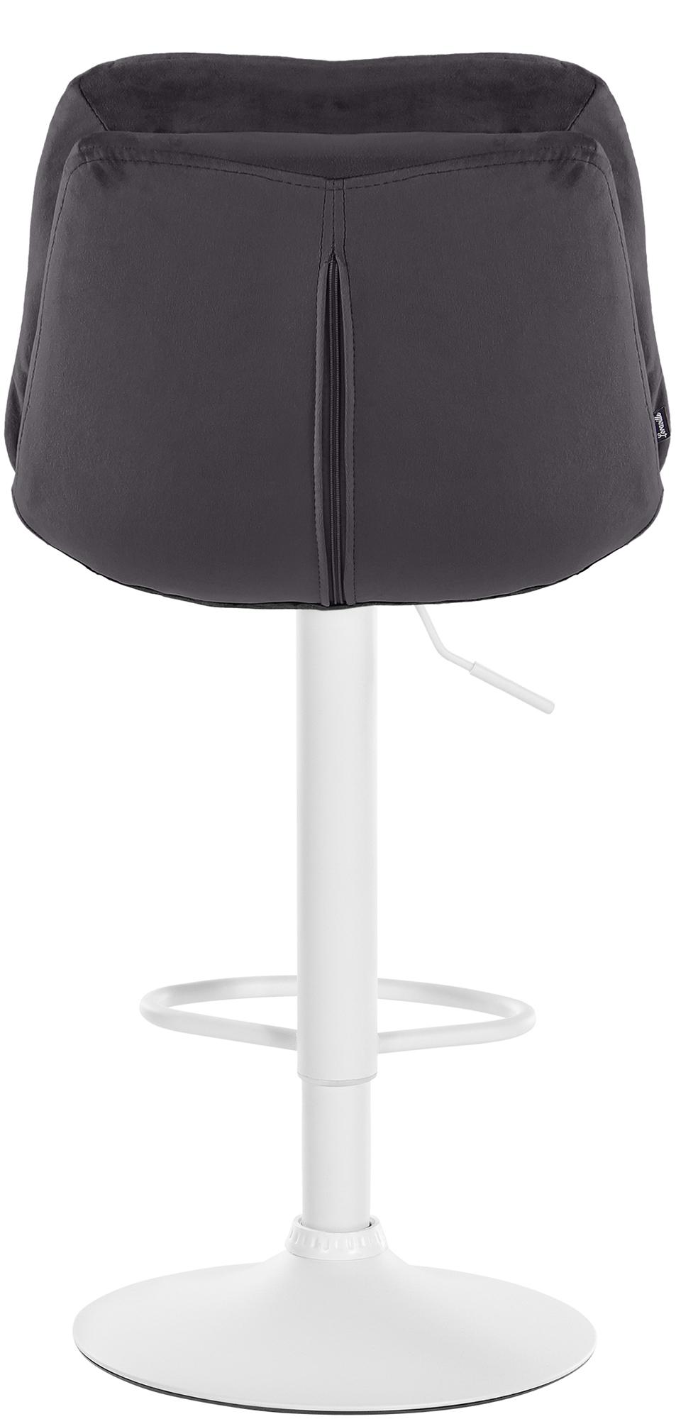 Tabouret de bar Laurel velours
