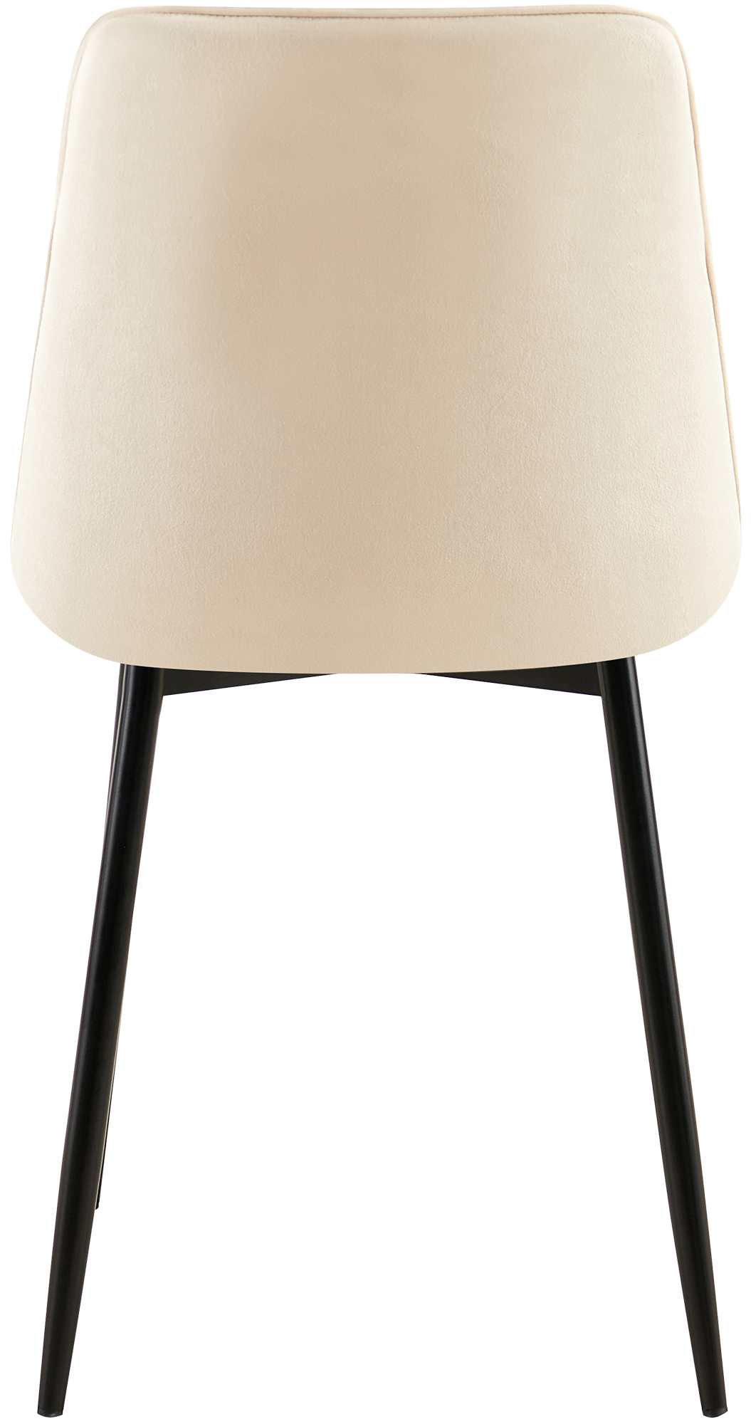 Chaise de salle à manger Gifford revêtement velours