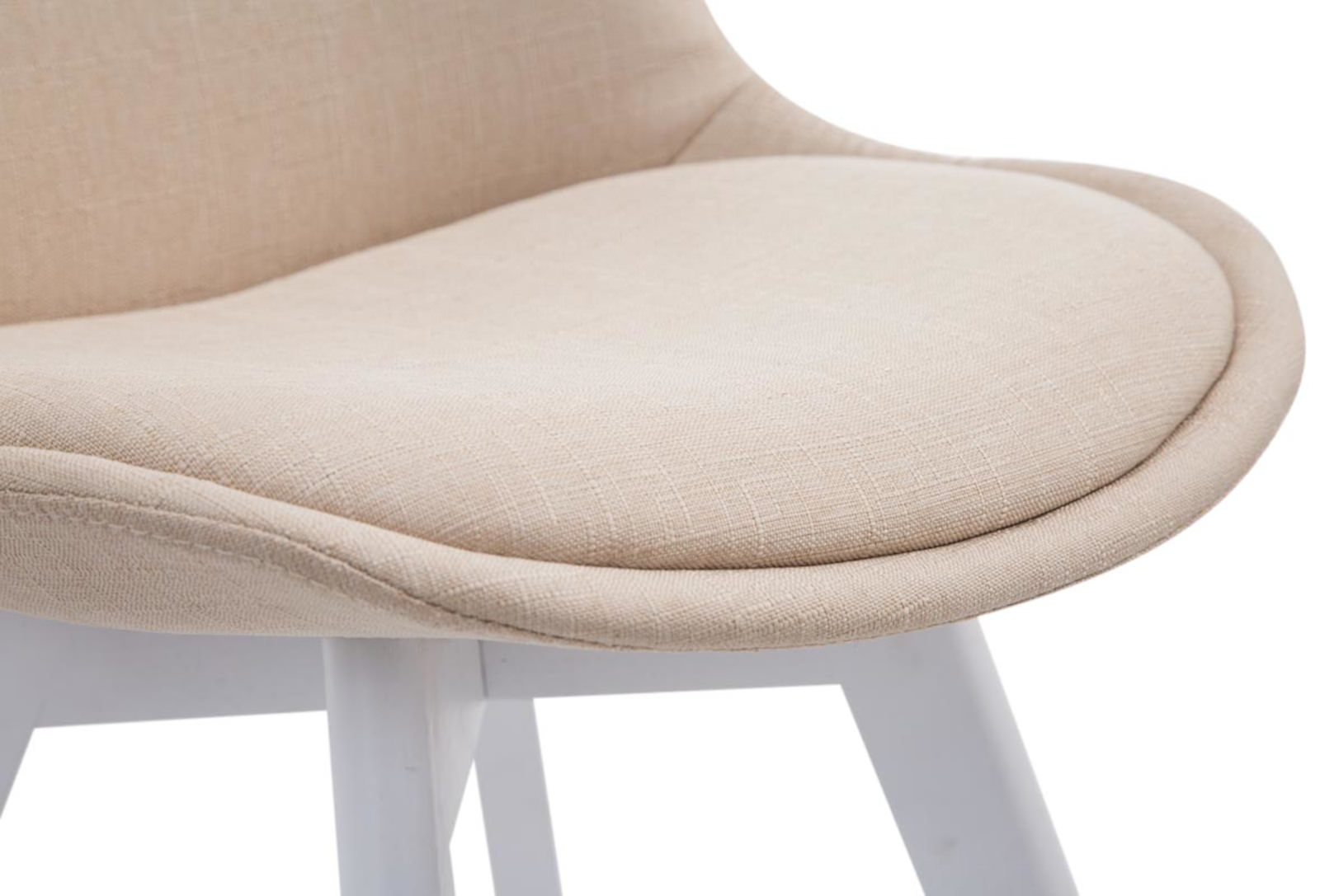 Lot de 4 chaises de salle à manger Borneo V2 en Tissu