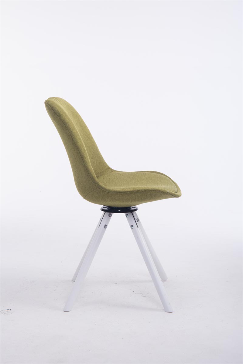 Chaise de salle à manger Troyes Pivotante Tissu Pieds Rond