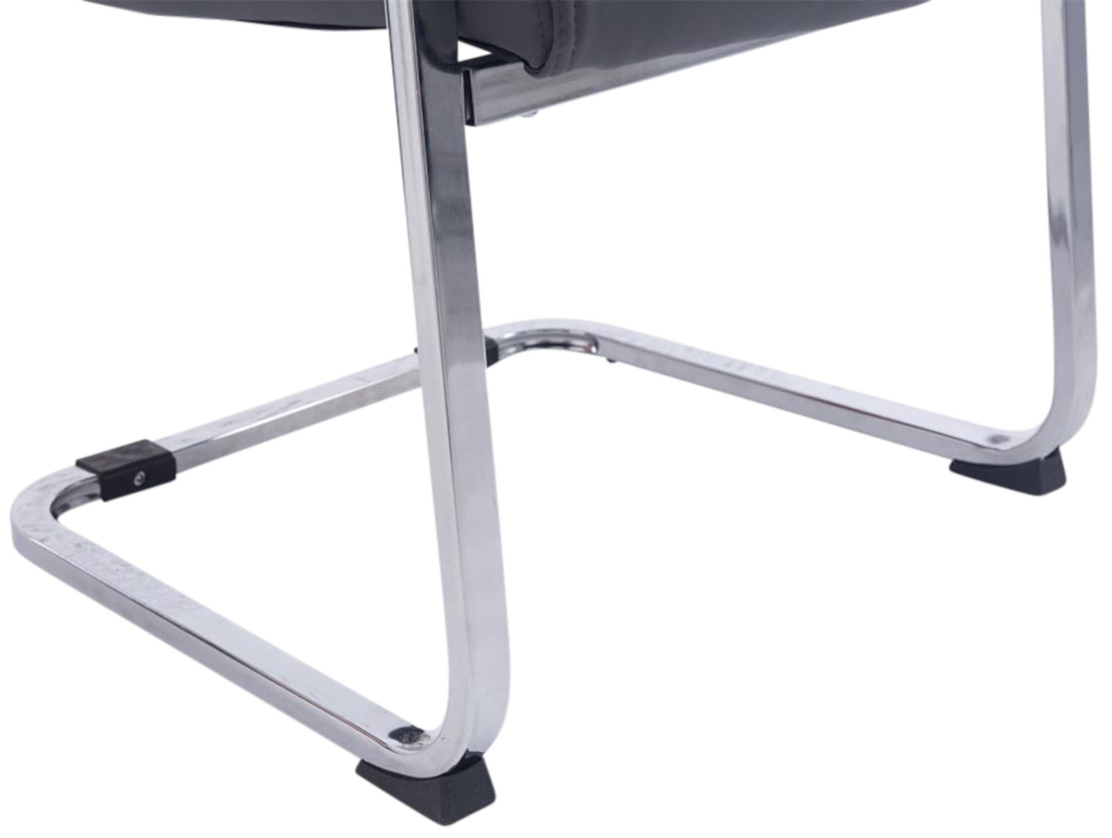 Lot de 2 Chaises Cantilever XXL Anubis en Similicuir avec accoudoirs