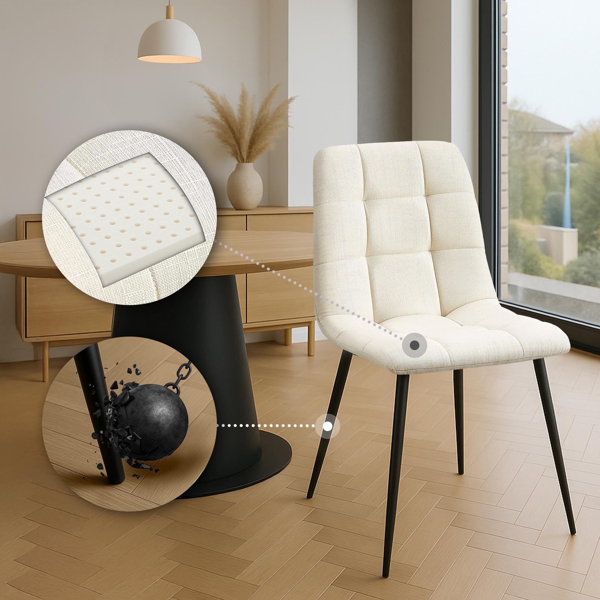 Lot de 2 chaises de salle à manger Tilde