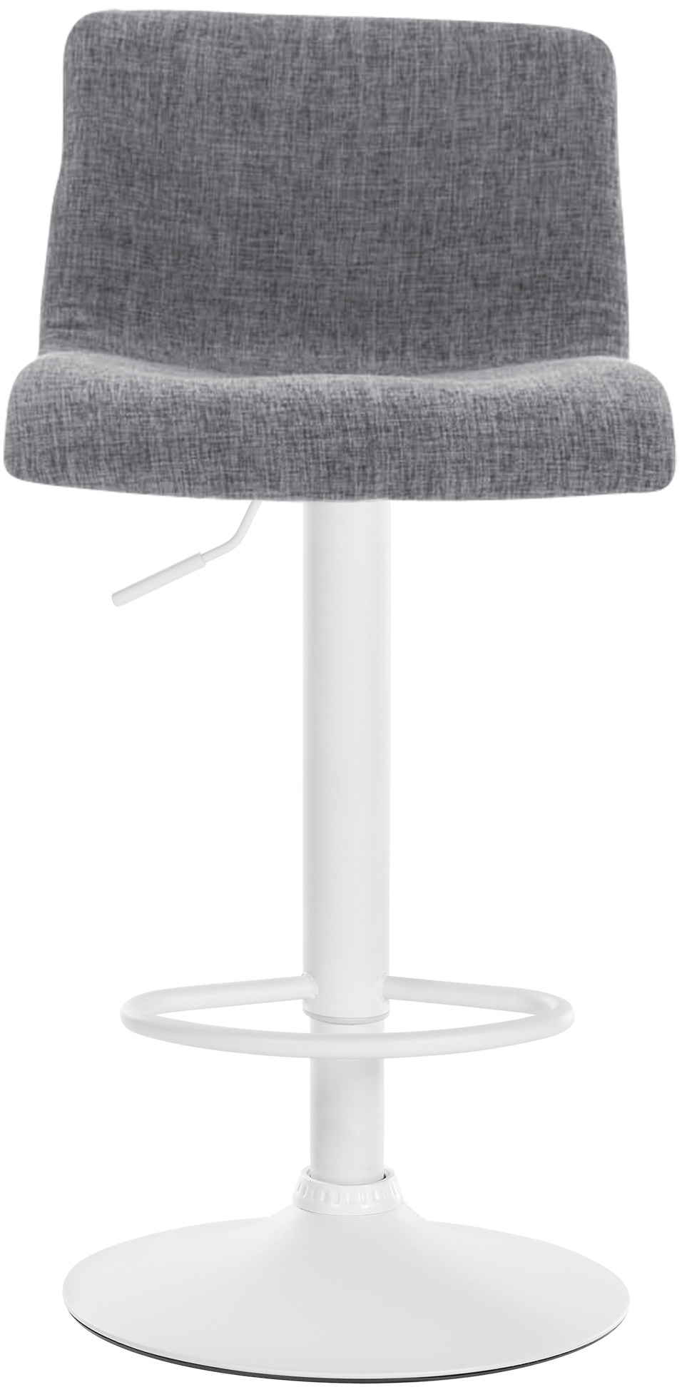 Tabouret de bar Hover Assise en Tissu Piètement Métal chromé