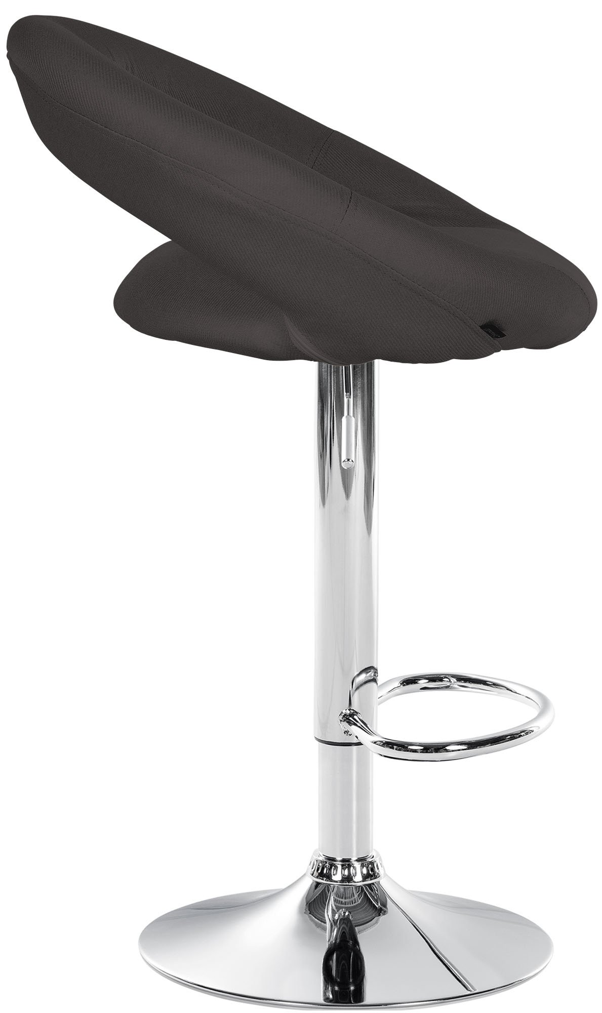 Lot de 2 tabourets de bar Olinda tissu
