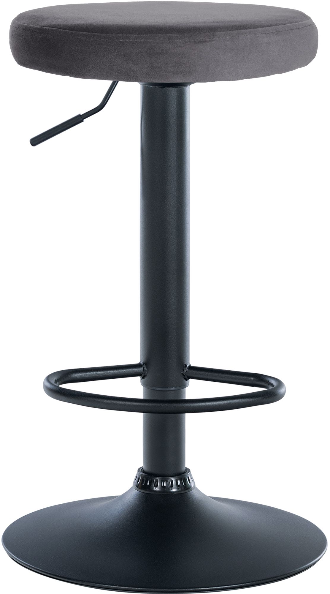 Lot de 2 tabourets de bar Ponte velours