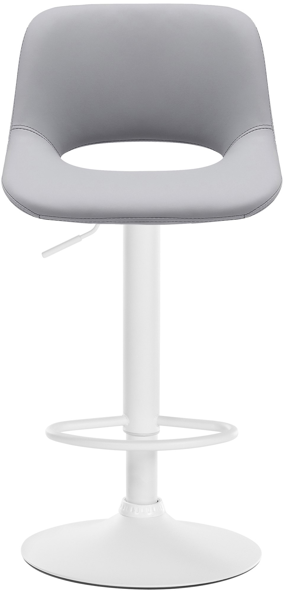 Lot de 2 tabourets de bar Camden en similicuir