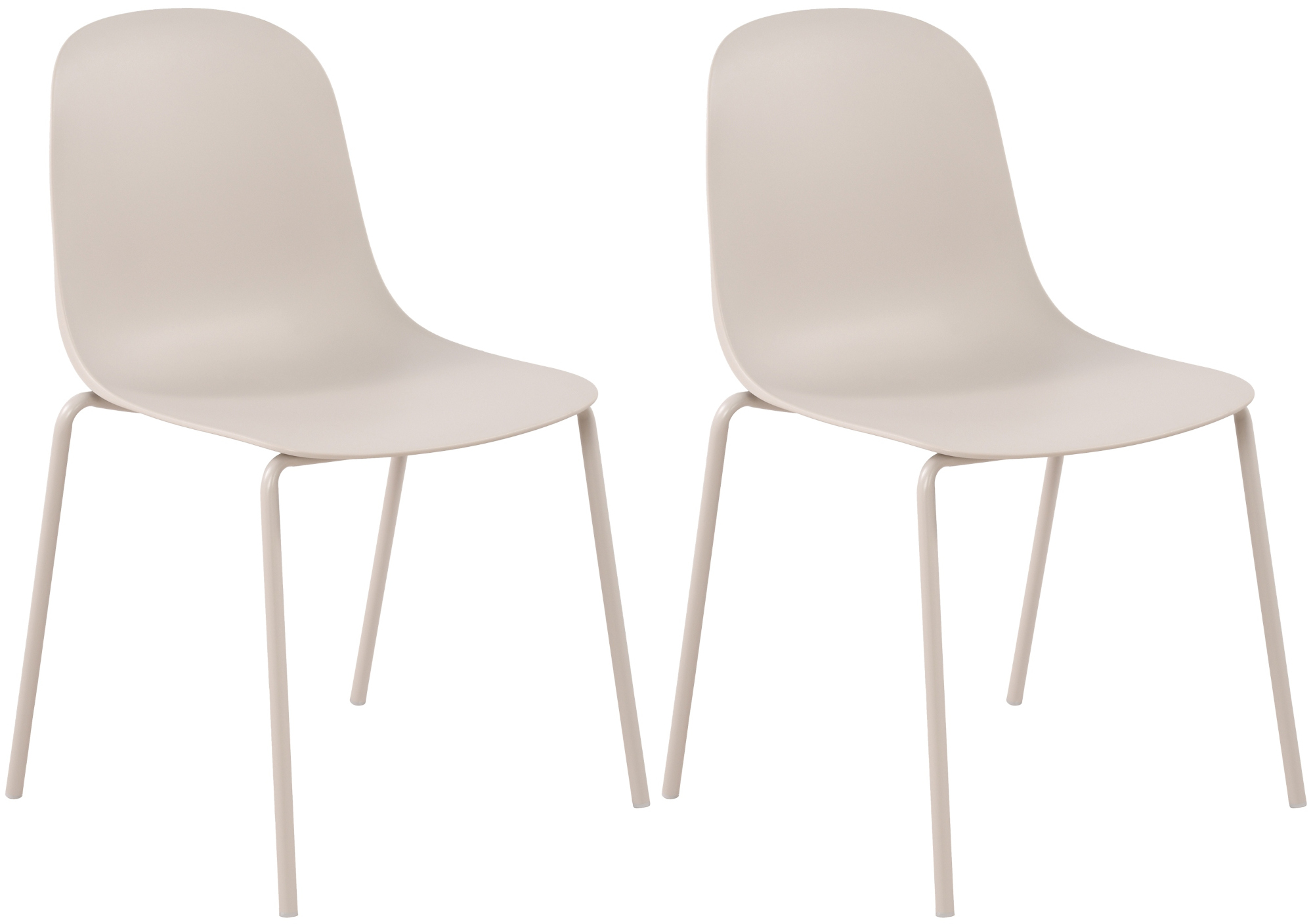 Lot de 2 chaises de jardin Hardin