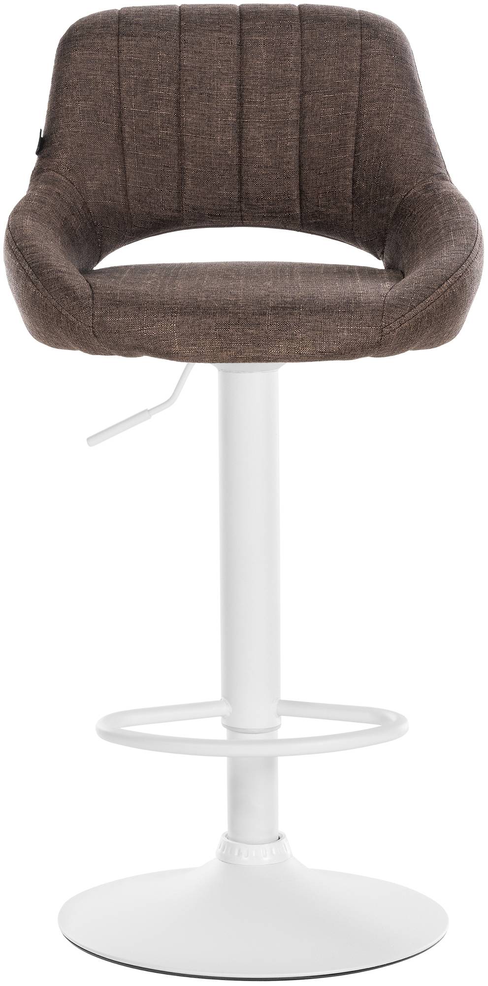 Lot de 2 tabourets de bar Milet en tissu