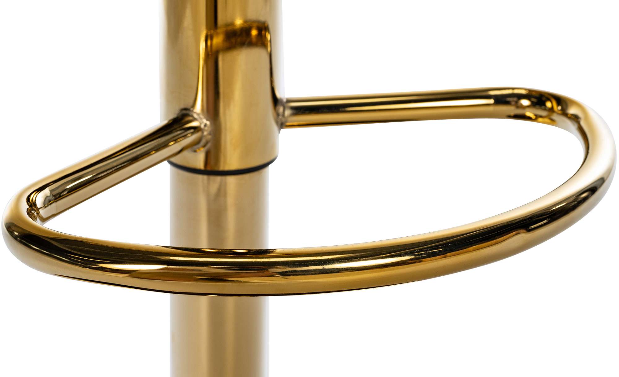 Lot de 2 tabourets de bar Braga Gold similicuir