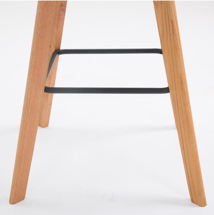Lot de 2 tabourets de bar Metz en similicuir